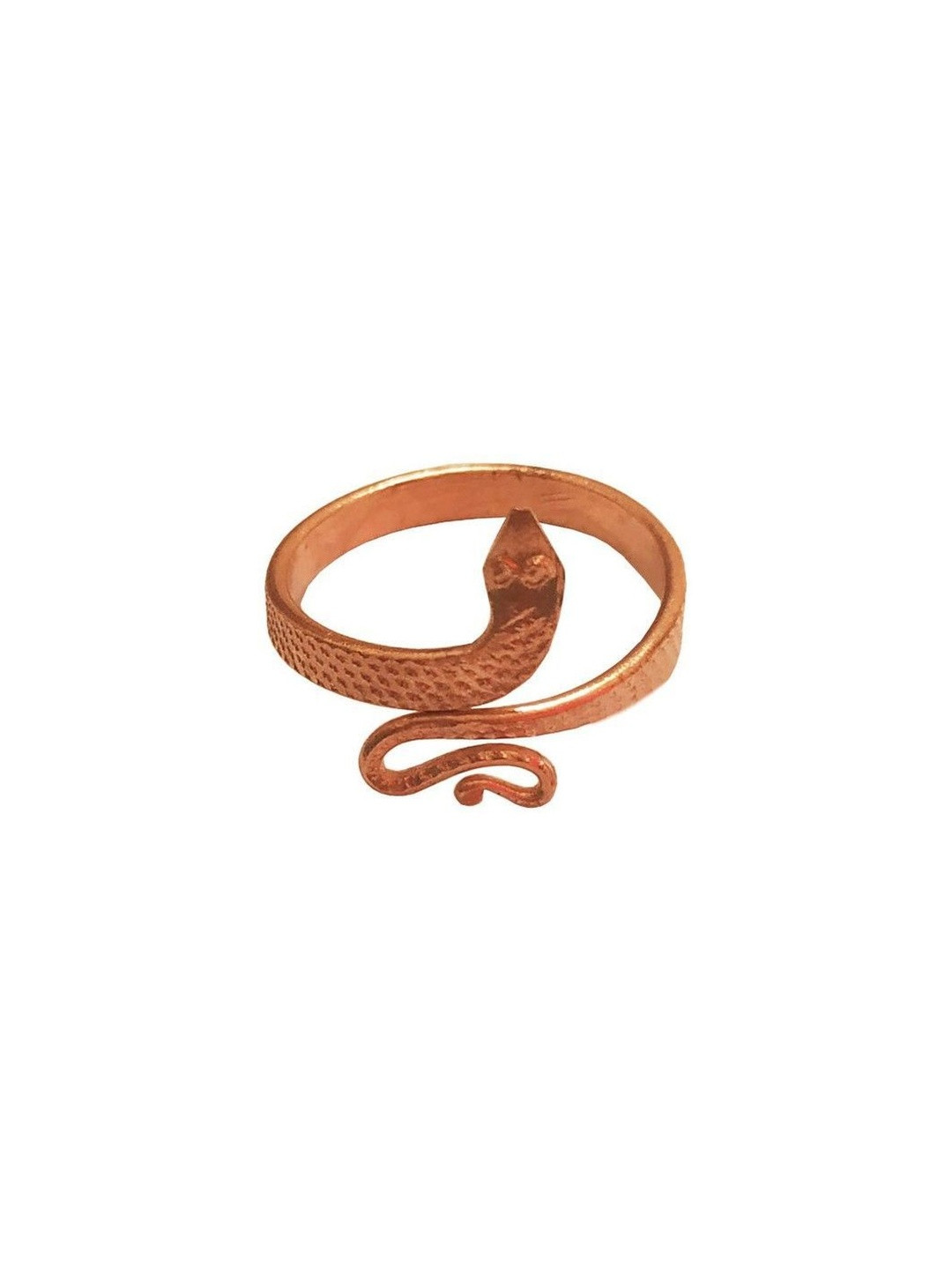 RAVIOUR LIFESTYLE Unisex Copper-Plated Snake Finger Ring