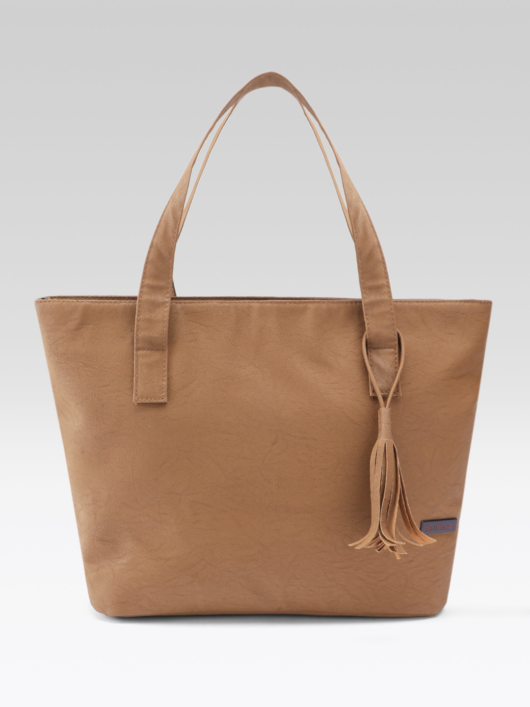BAD HABIT Textured Structured Tote Bag