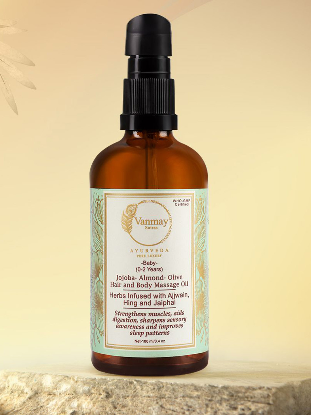 VANMAY SUTRAS Jojoba Baby Body Massage Oil- 100 ml