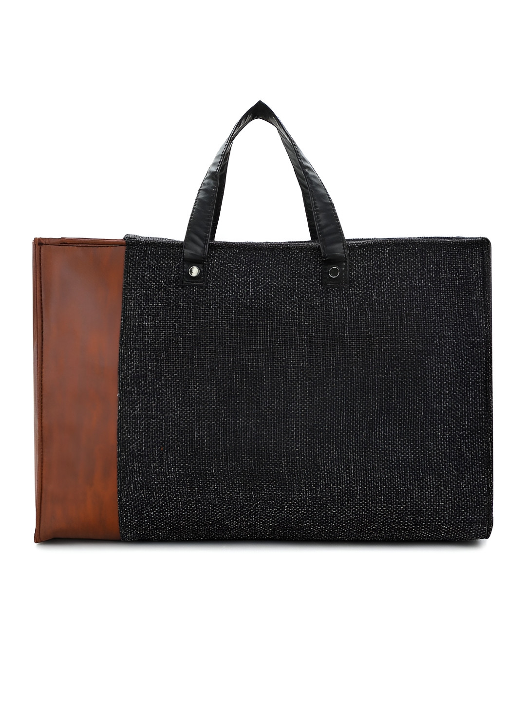 Alpna Black & Brown Fabric Lunch Box