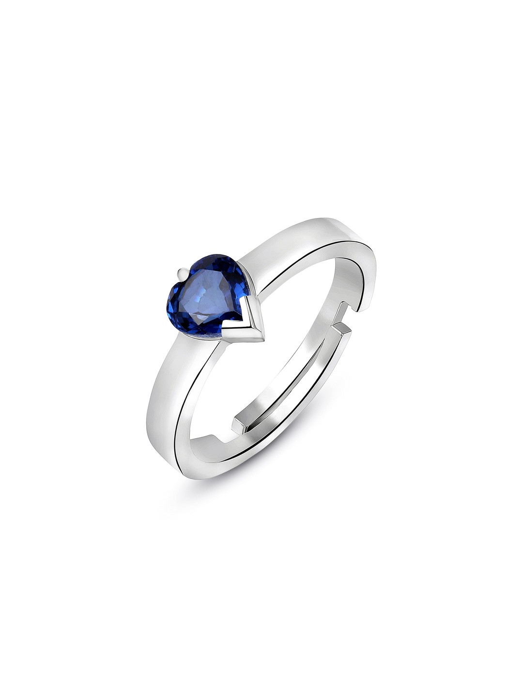 Moneekar Jewels Women Adjustable Heart Stone Finger Ring