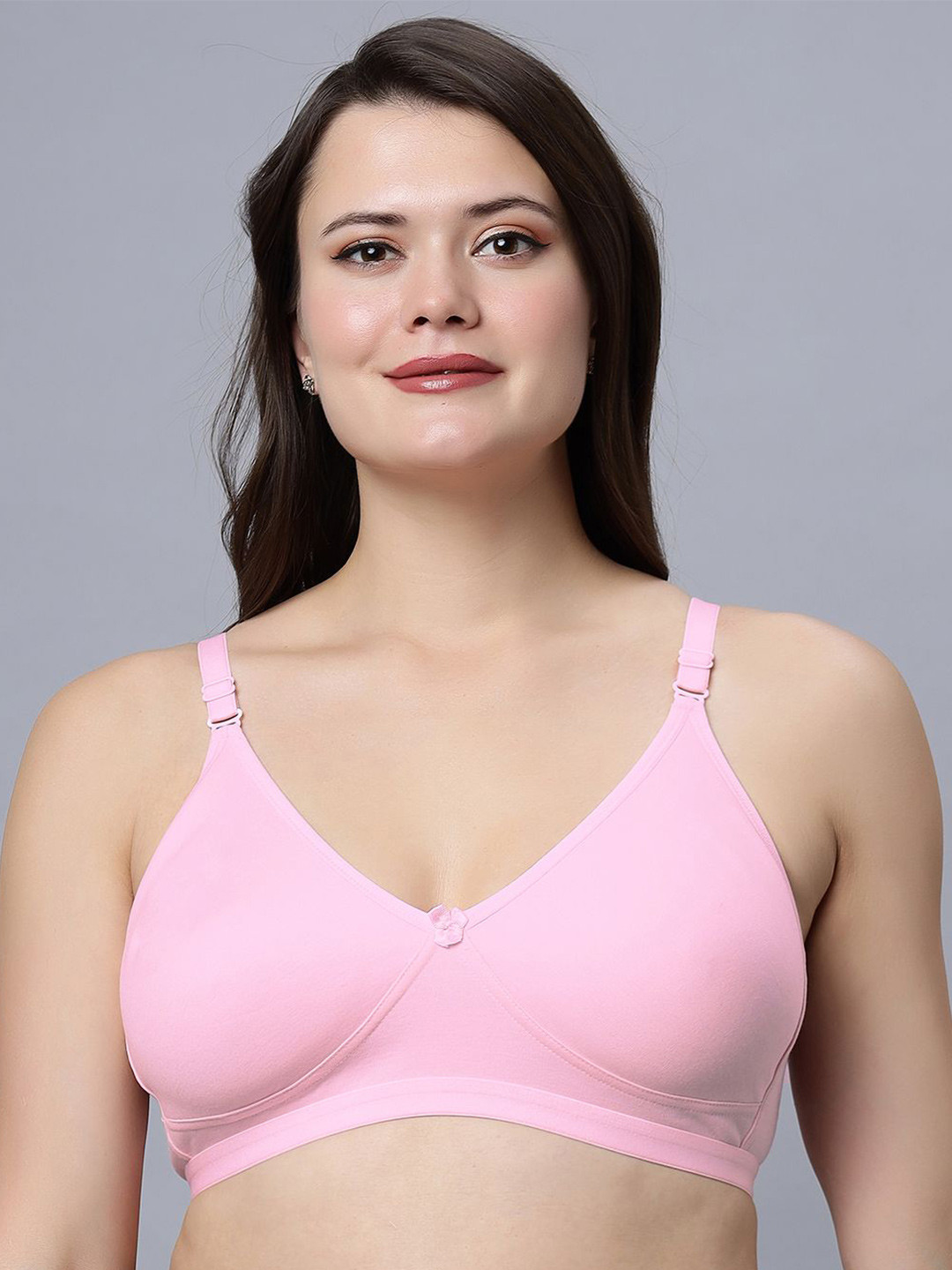 In Care Women Cotton All Day Comfort Full Coverage Non Padded Everyday Bra