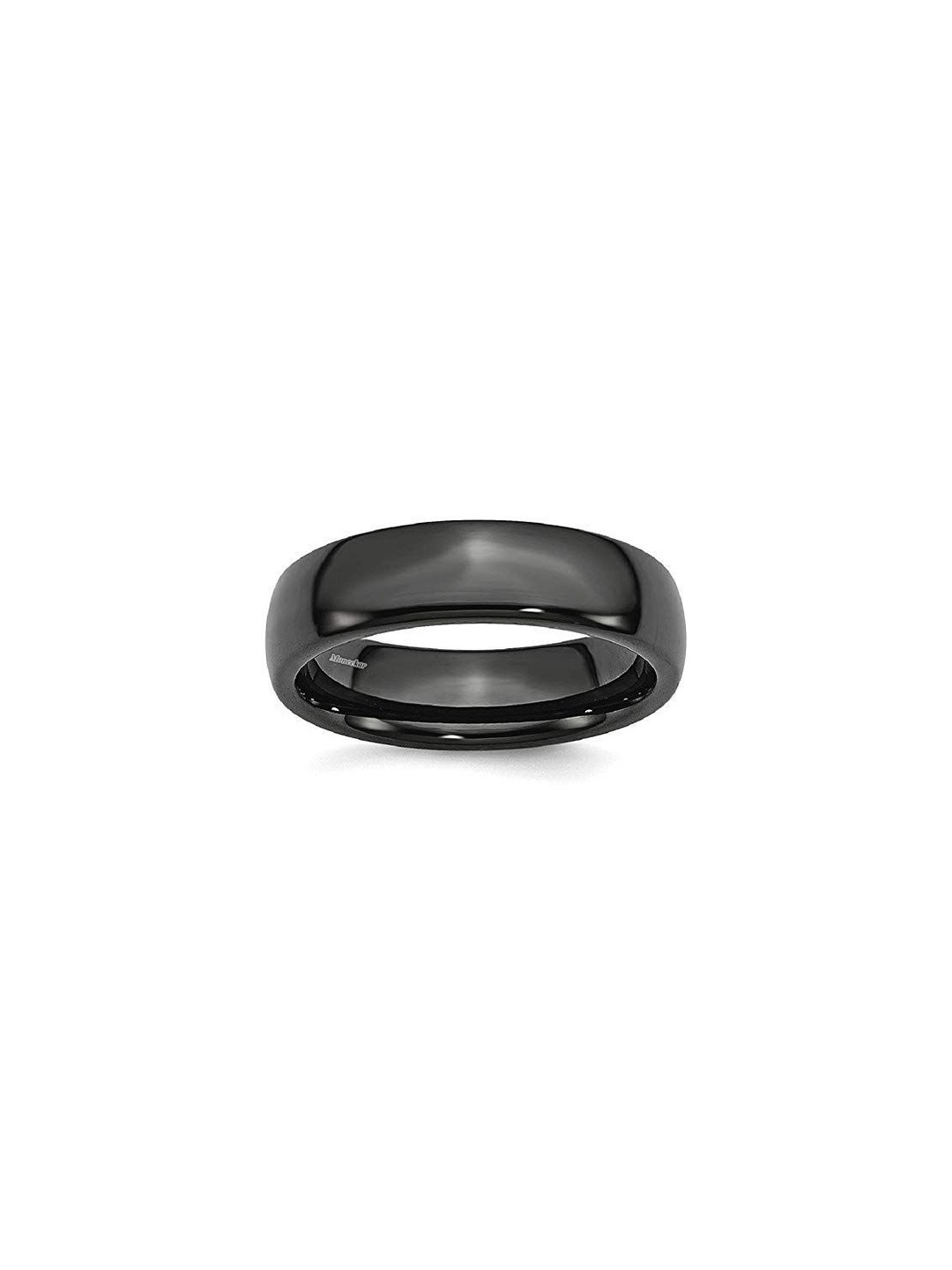 Moneekar Jewels Men Ceramic Black Finger Ring