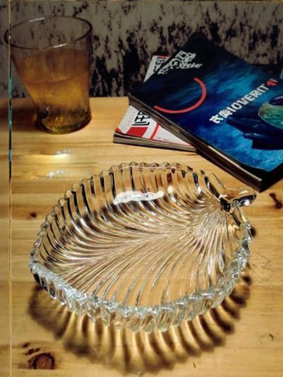 1ST TIME Transparent 15 Pieces Glass Dishwasher Safe Plates