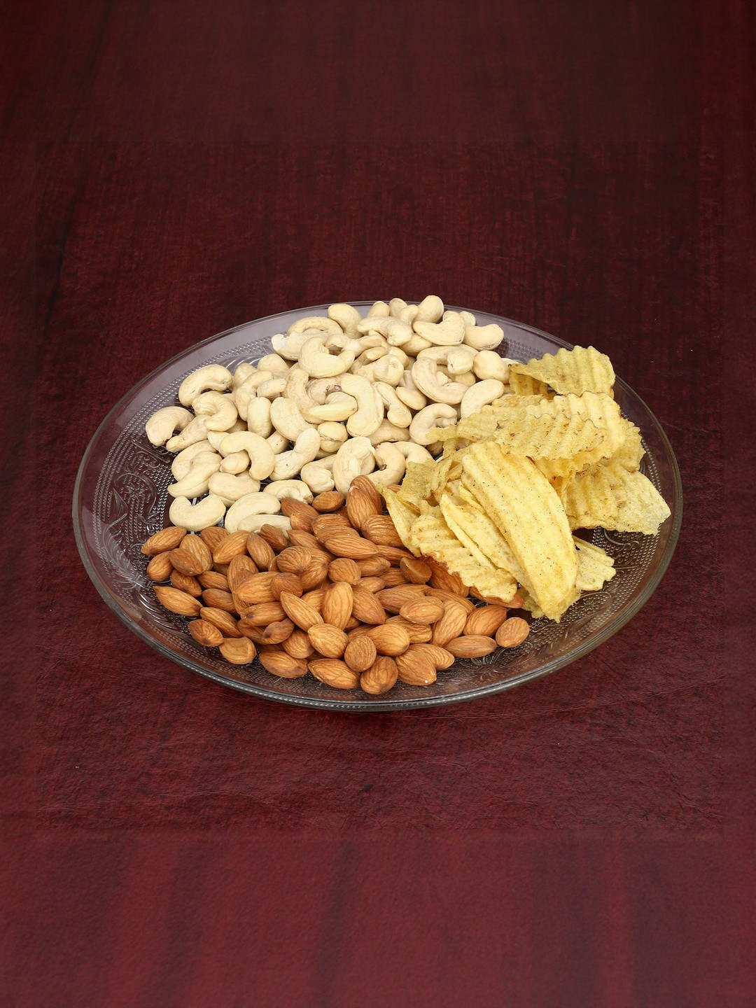 1ST TIME Transparent Pack of 18 Dishwasher Safe Glass Plates