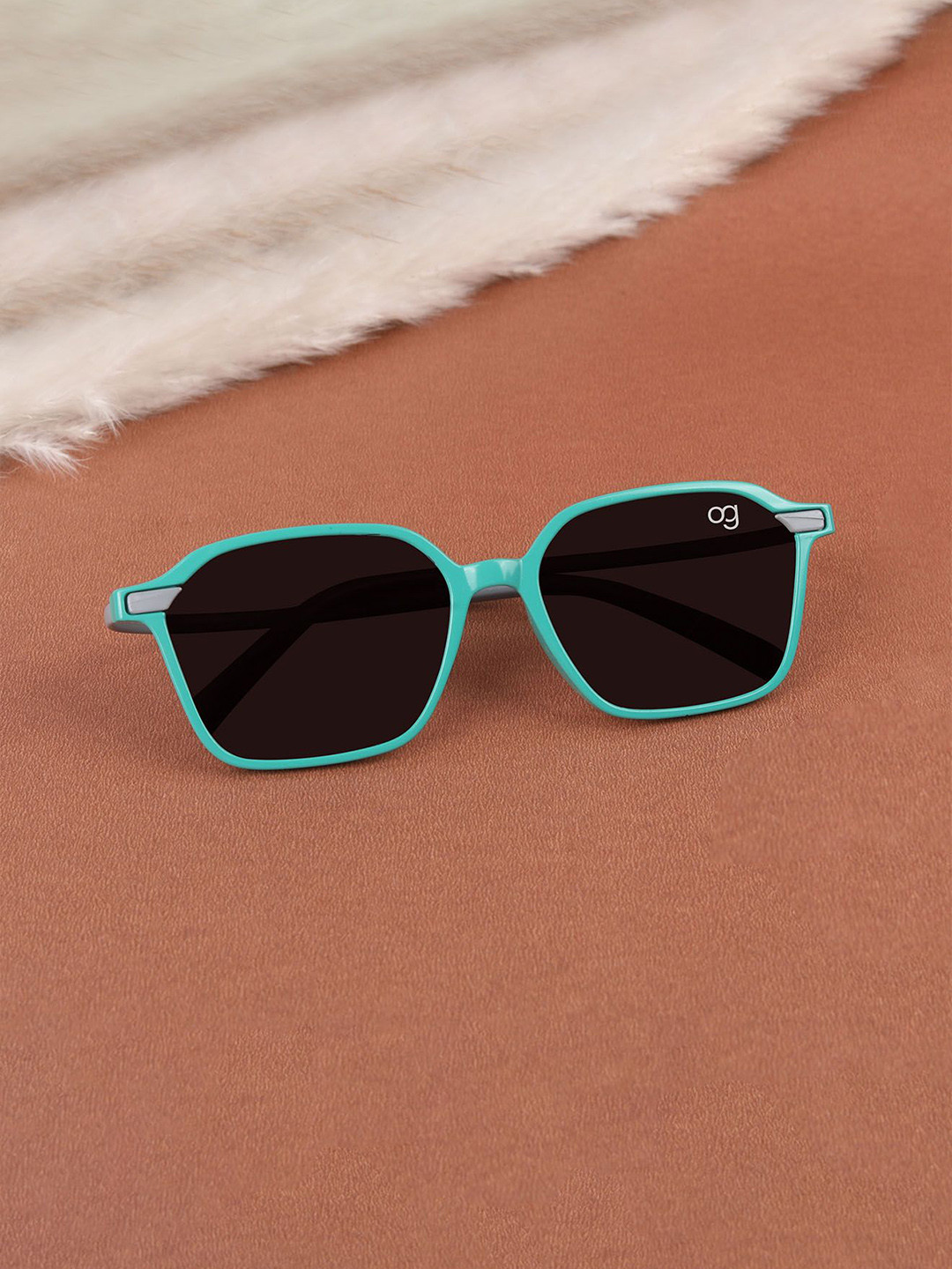 Woggles Kids Full Rim Square Sunglasses With UV Protected Lens WOKD-PSQ-704C1