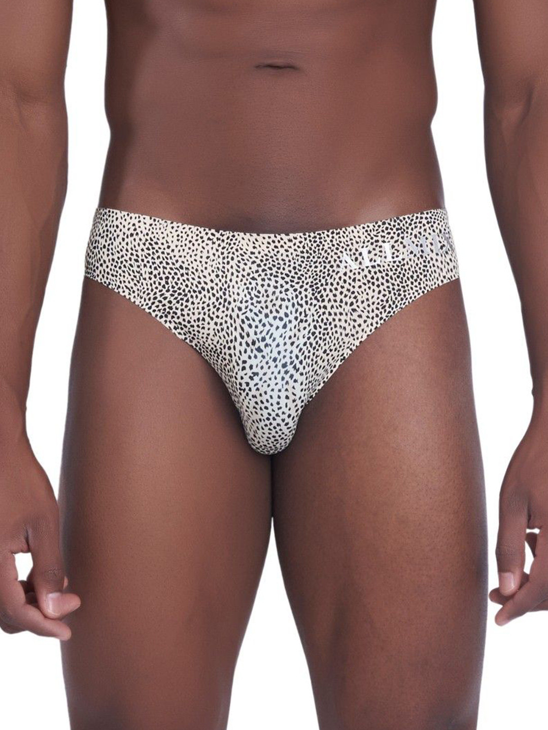 MAML Men Animal Printed Anti-Curling Mid-Rise Basic Briefs