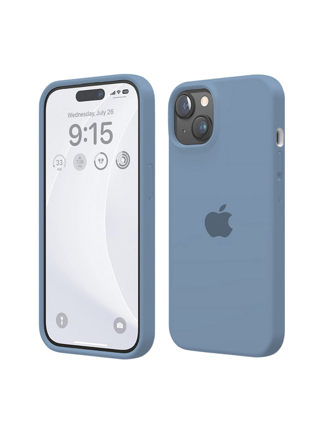 INNOPACE Unisex iPhone 14 Solid Sleek Grip Scratch & Impact Resistant Back Case