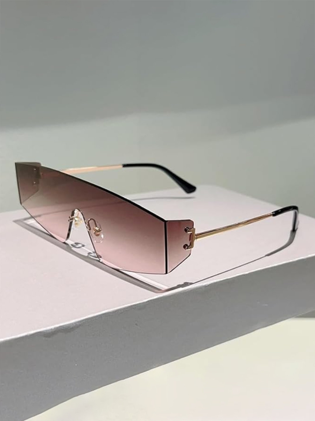 AUGEN Unisex Oversized Shield Sunglasses with UV Protected Lens VI-SG-247-C3