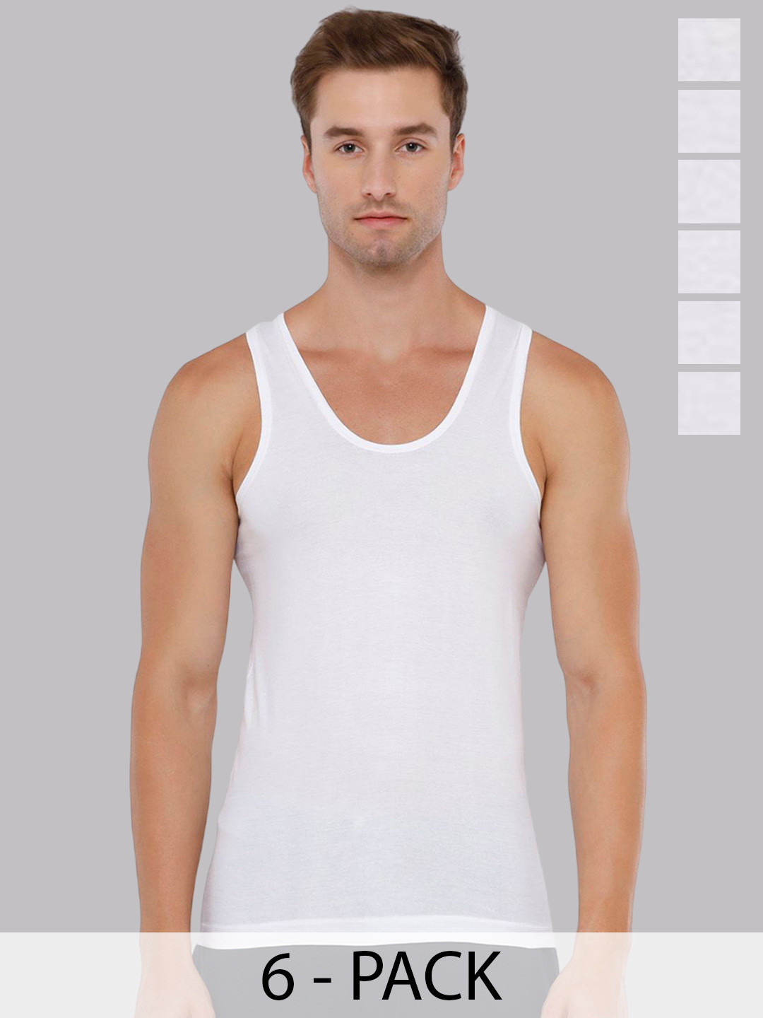 Rupa TOPMAN Pack Of 6 Pure Cotton Undershirt Innerwear Vests