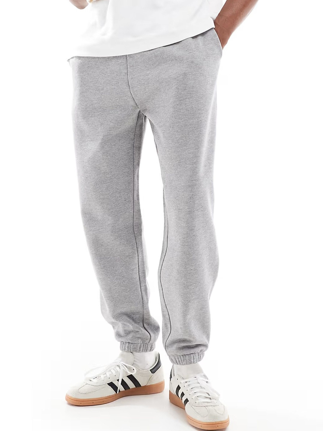SZN Men Solid Grey Track Pants