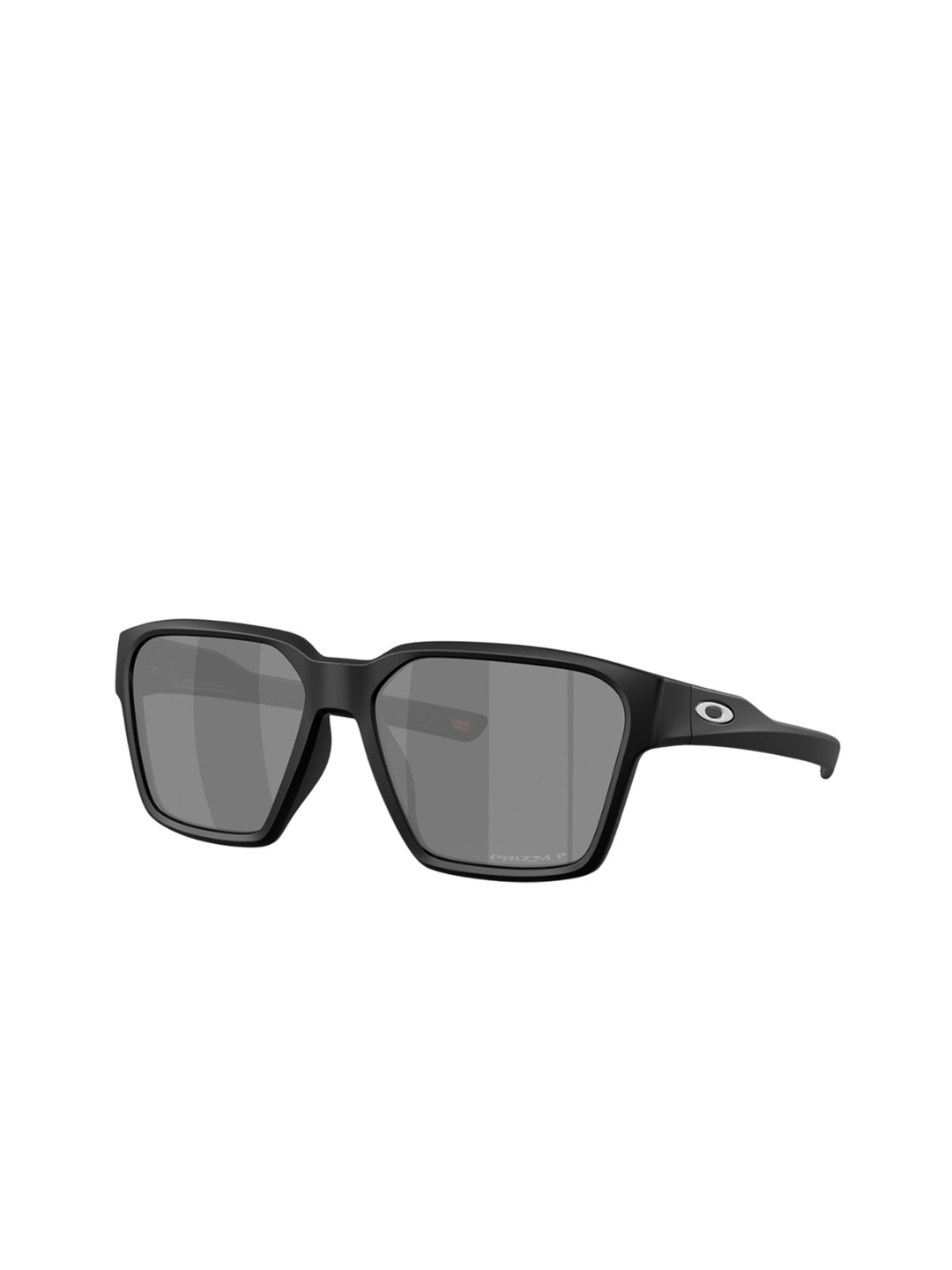 OAKLEY Men Grey Lens & Black Square Sunglasses With Polarised Lens Lens