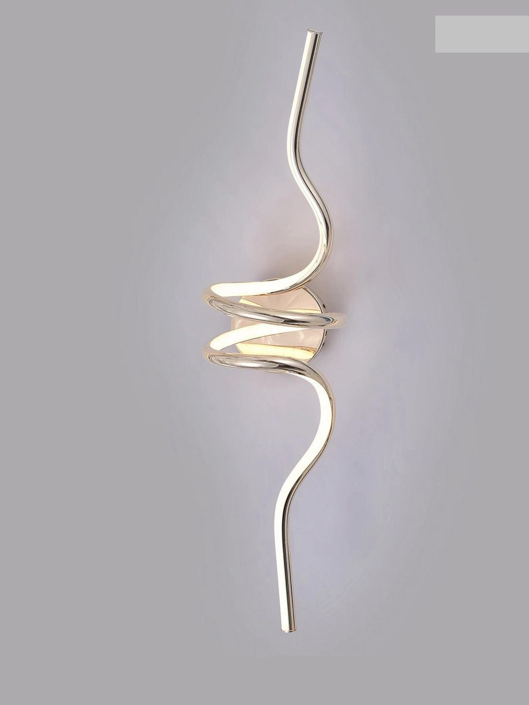 HomesElite Gold-Toned Geometric Shaped Acrylic Wall Lamp