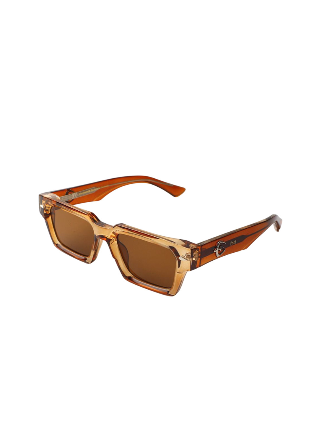 Vojos Unisex Rectangle Sunglasses with UV Protected Lens 9861_Trishula  Pv4