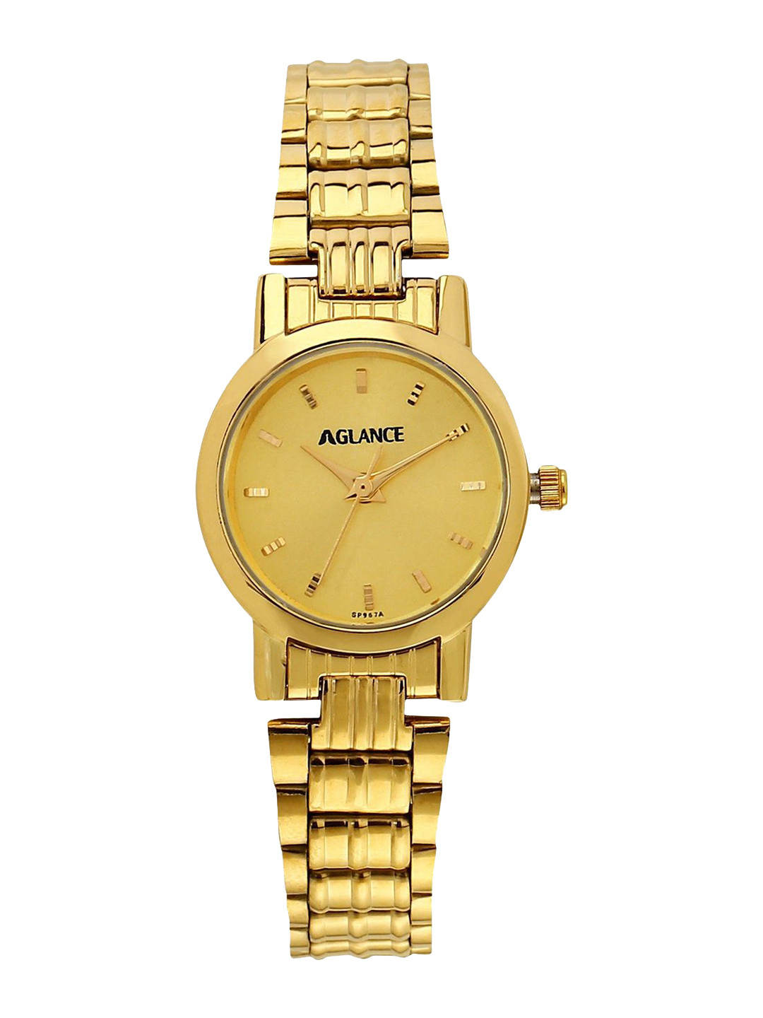 Aglance Women Round Dial & Bracelet Style Straps Analogue Watch Aglance 8976YM01