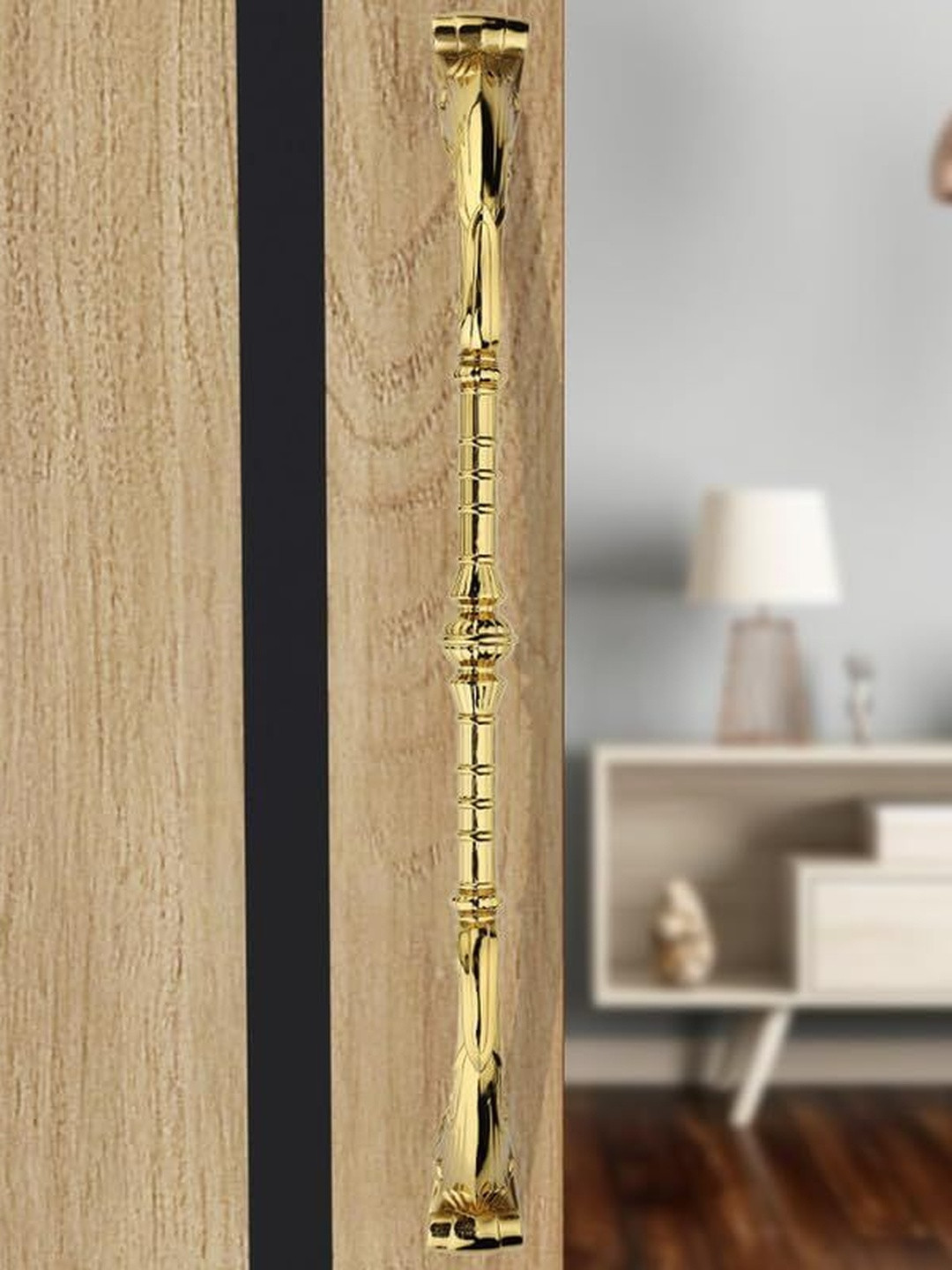 GLOXY Gold Toned Aluminium Door Handle