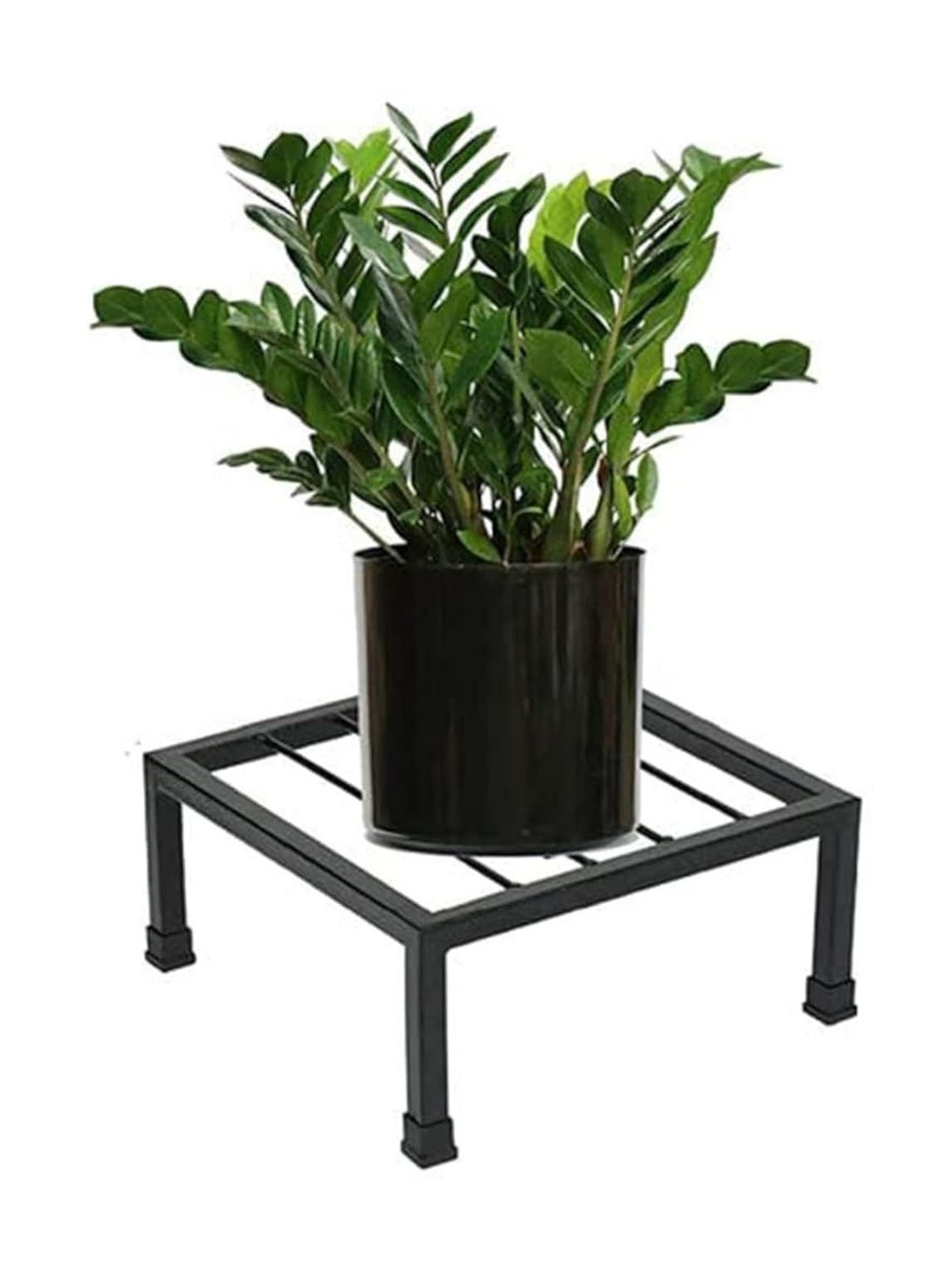 SUNBIRD Black Metal Rectangular Planter Stands