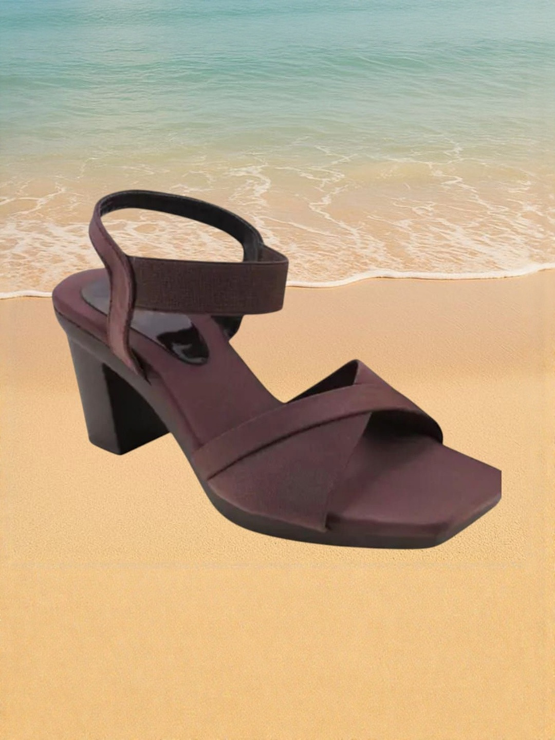 Amore Fashions Women Brown Block Heels