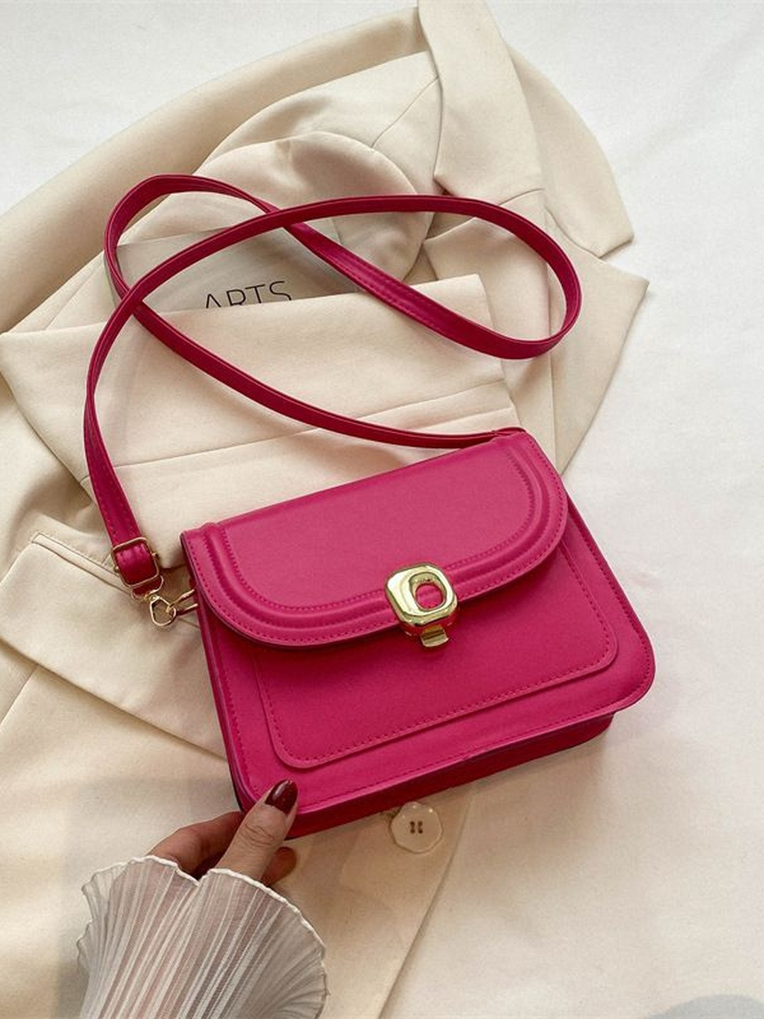 CORSICA Women Red PU Shoulder Bag