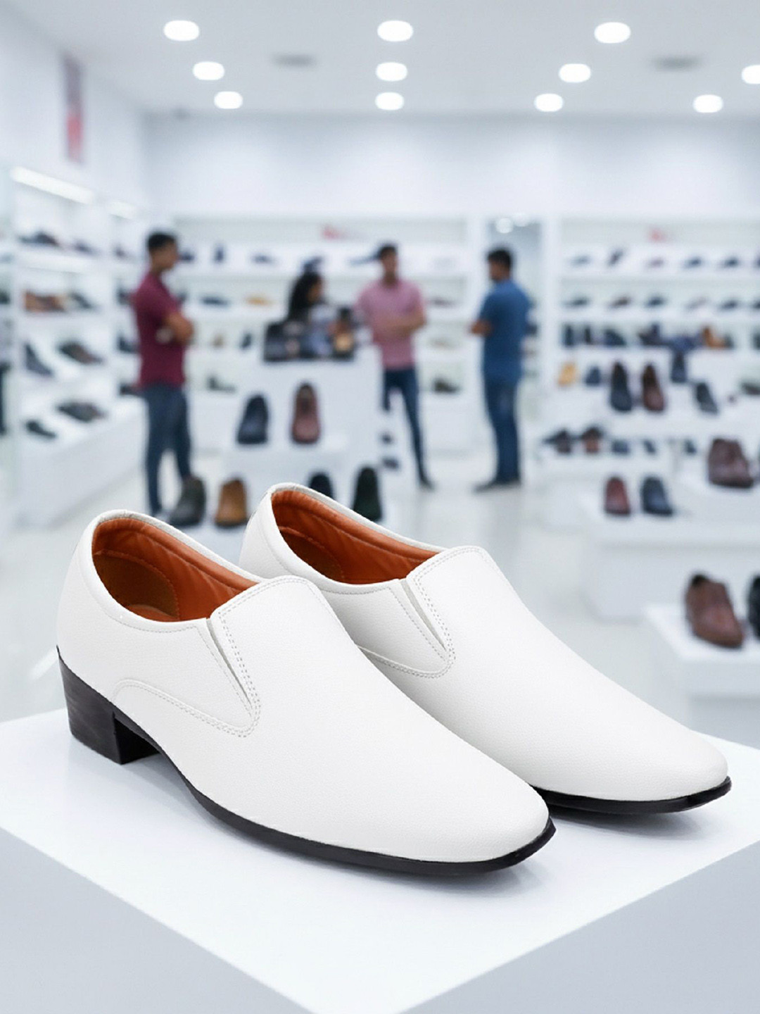 Bxxy Men Leather Formal Slip-On Shoes