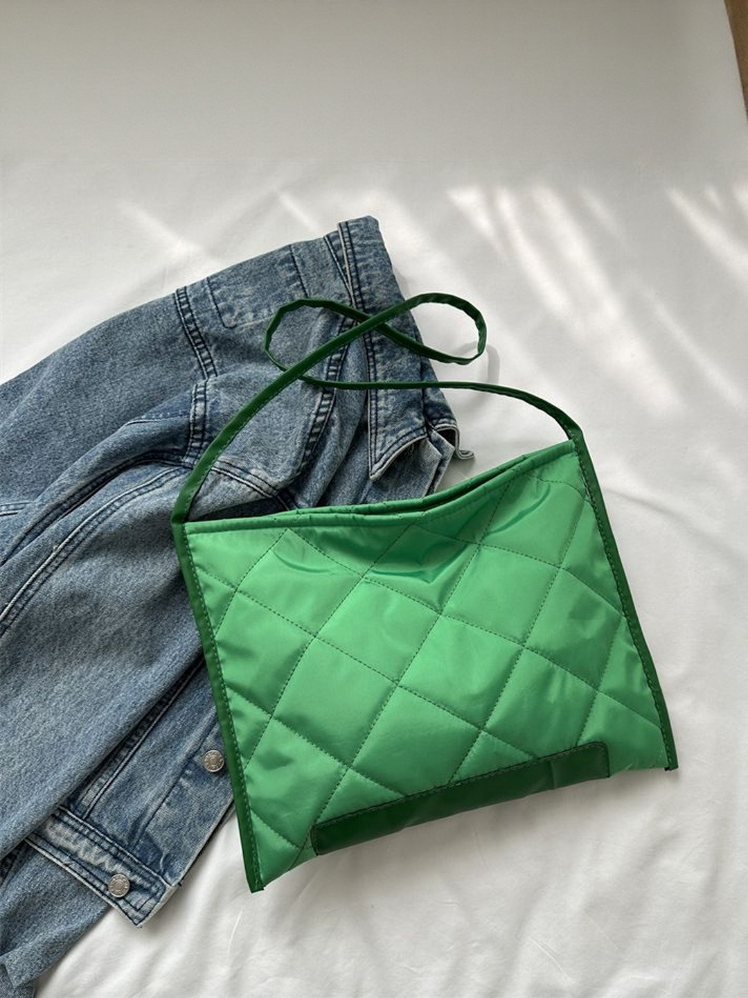 CORSICA Women Green Synthetic Leather Solid Sling Bag