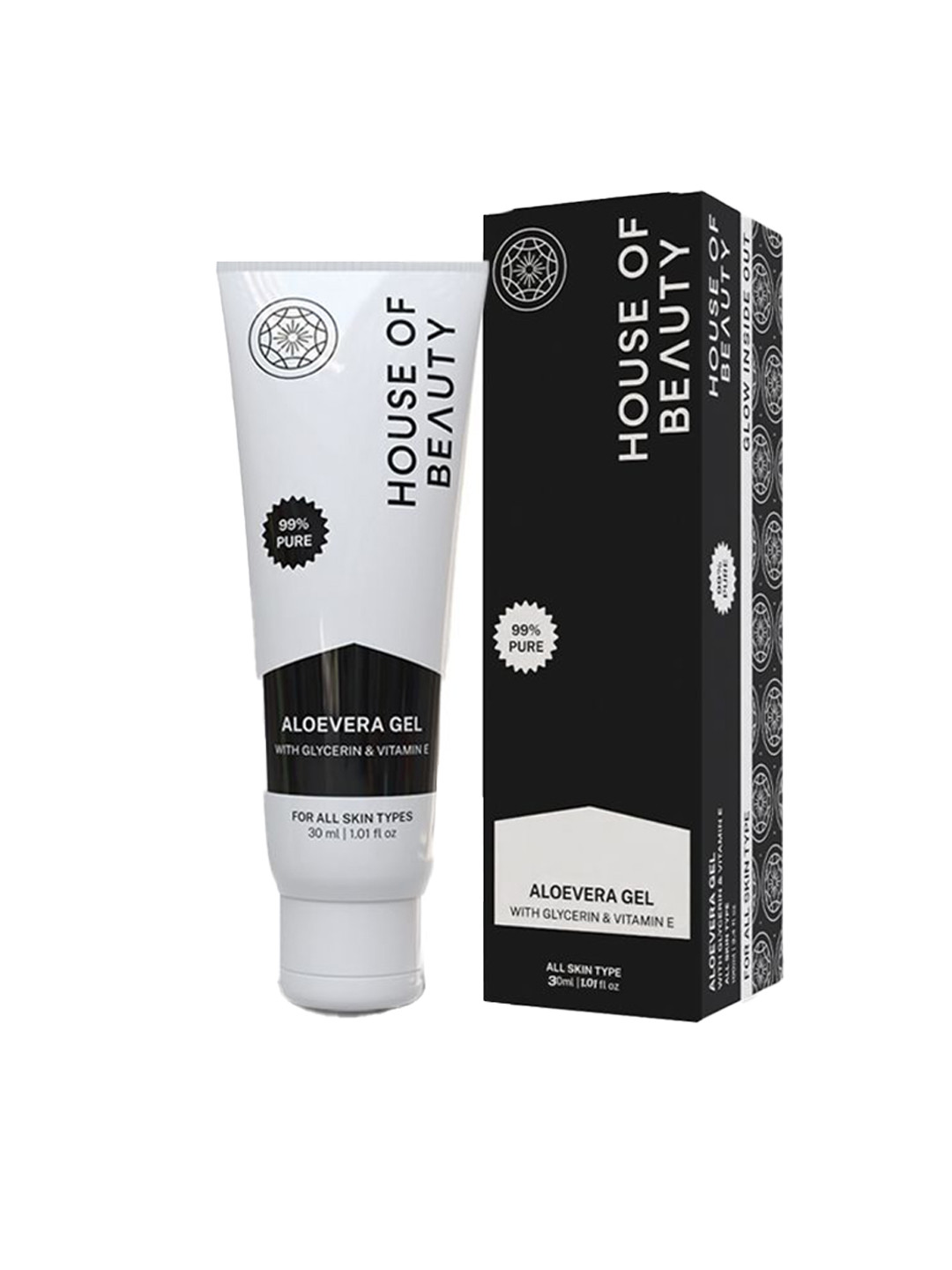 House of Beauty Aloe Vera Gel With Glycerin & Vitamin E - 30 ml