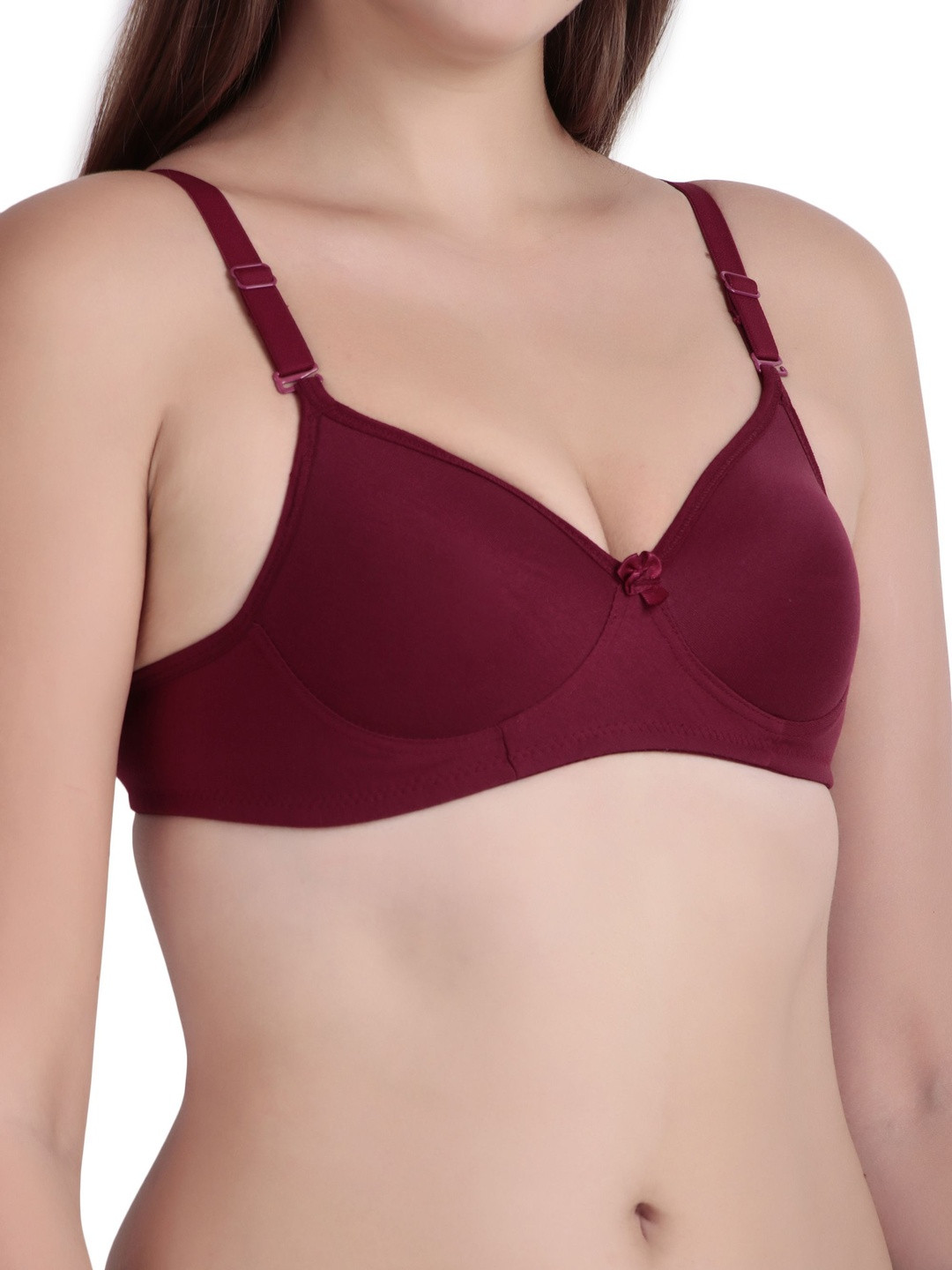 Piylu Women Lightly Padded Cotton Full Coverage Bra