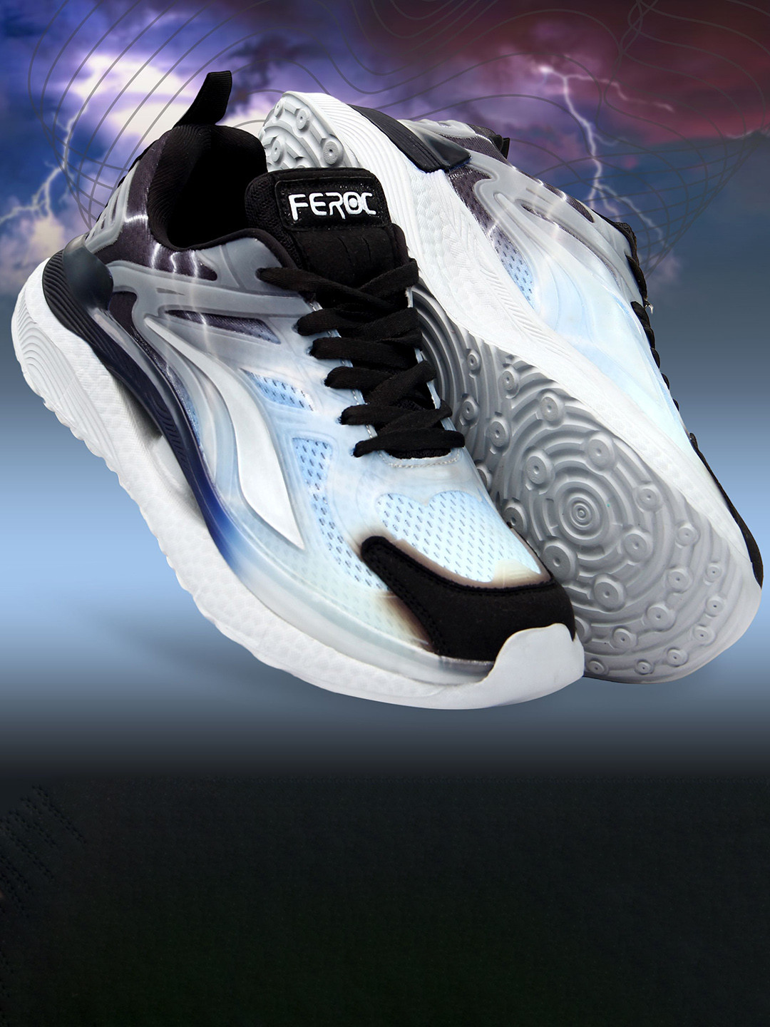Feroc Men Lace-Ups Running Sports Shoes