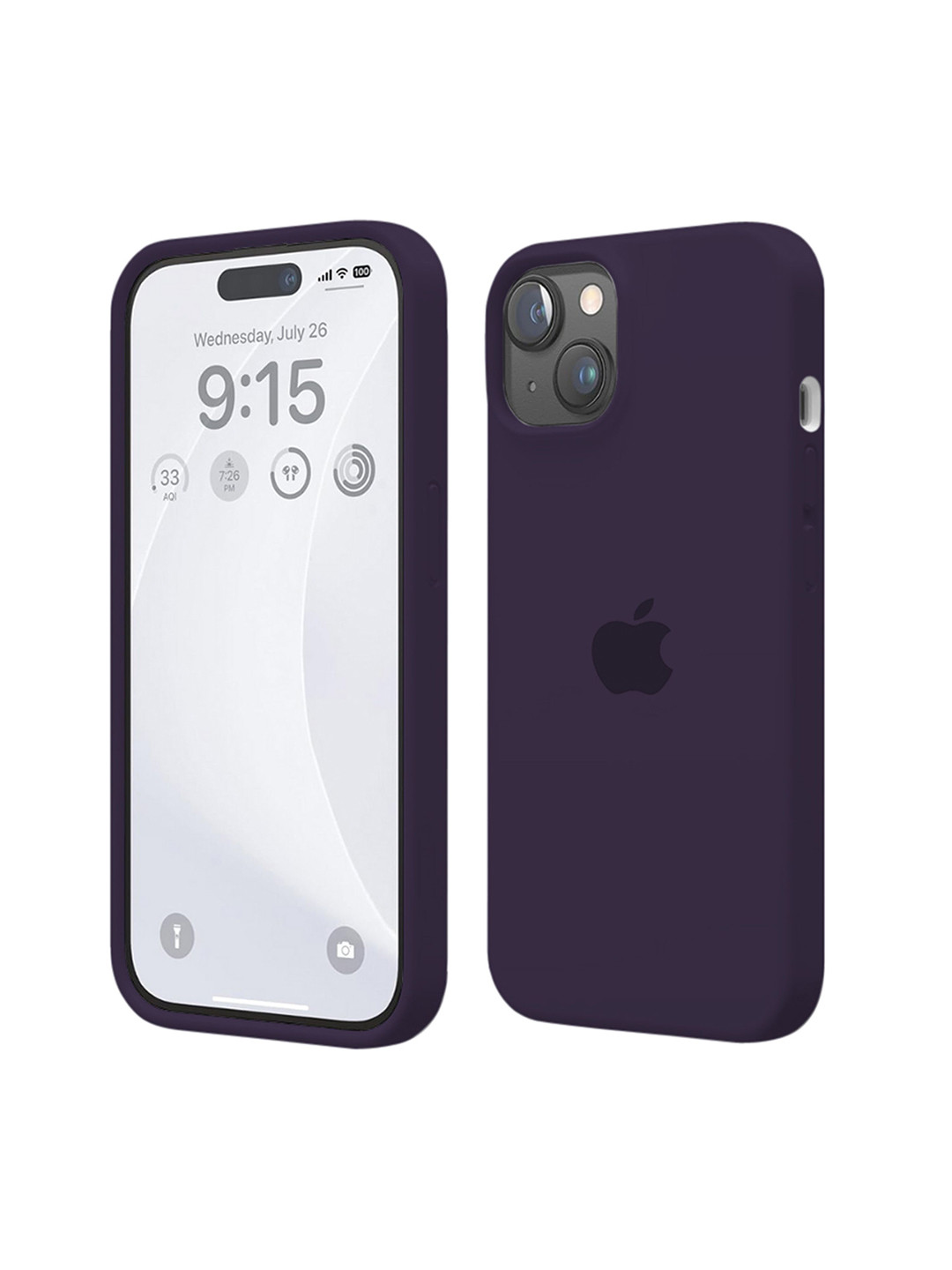 INNOPACE Unisex iPhone 13 Solid Sleek Grip Scratch & Impact Resistant Back Case