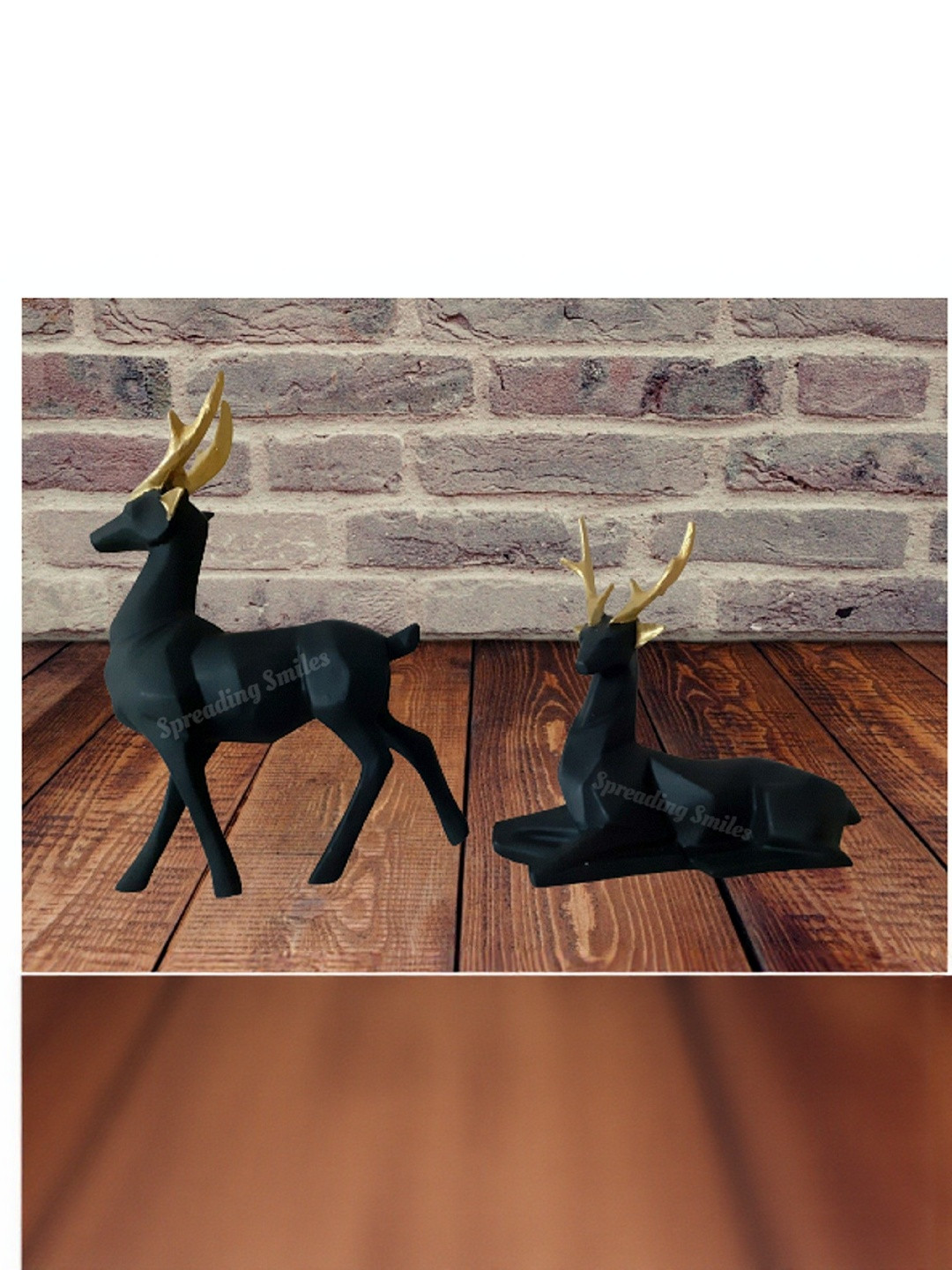 3D Deer idol  Showpiece For Home Decoration Set of 2