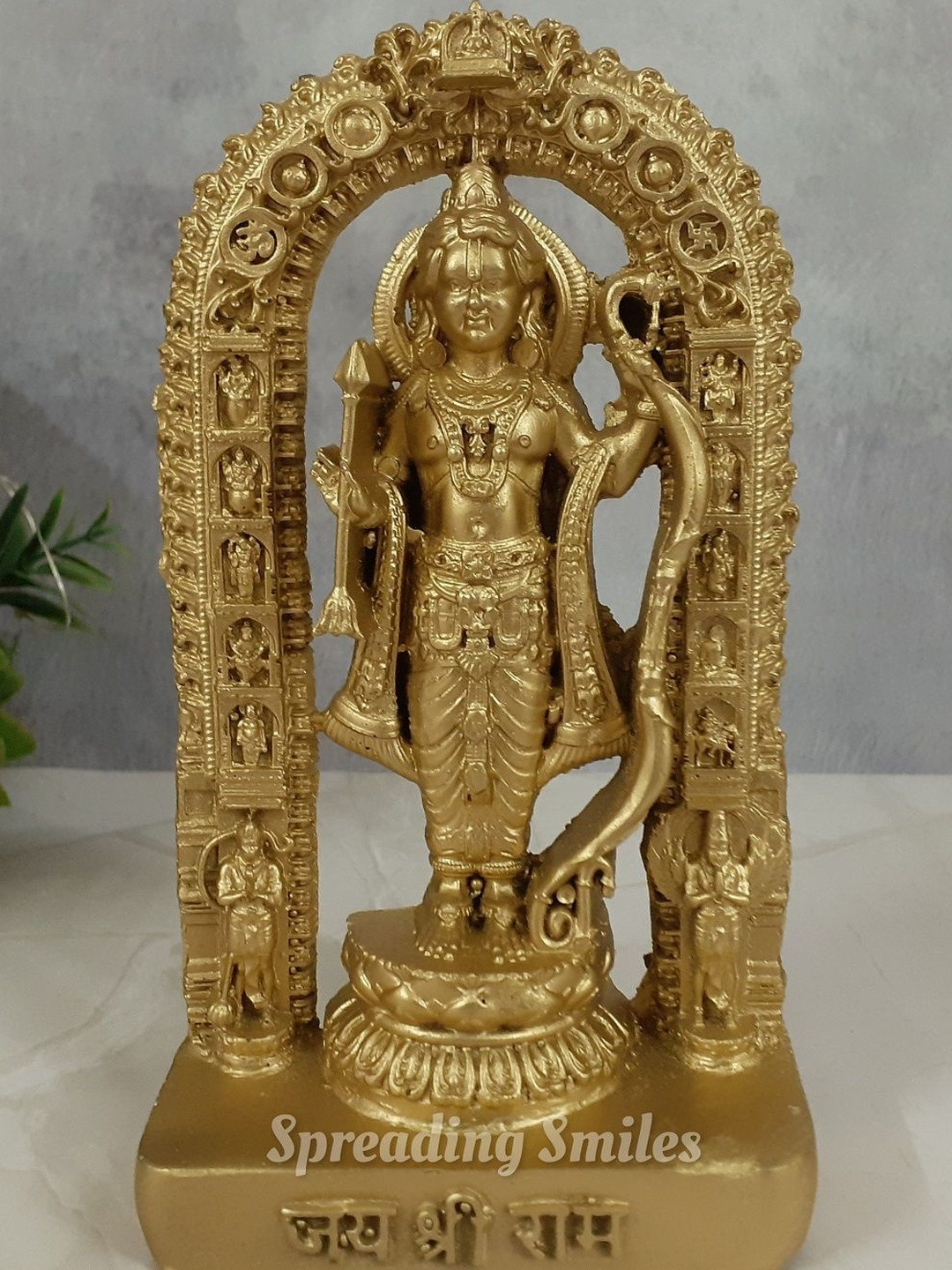 Ram Lalla idol Golden Showpieces God Idols
