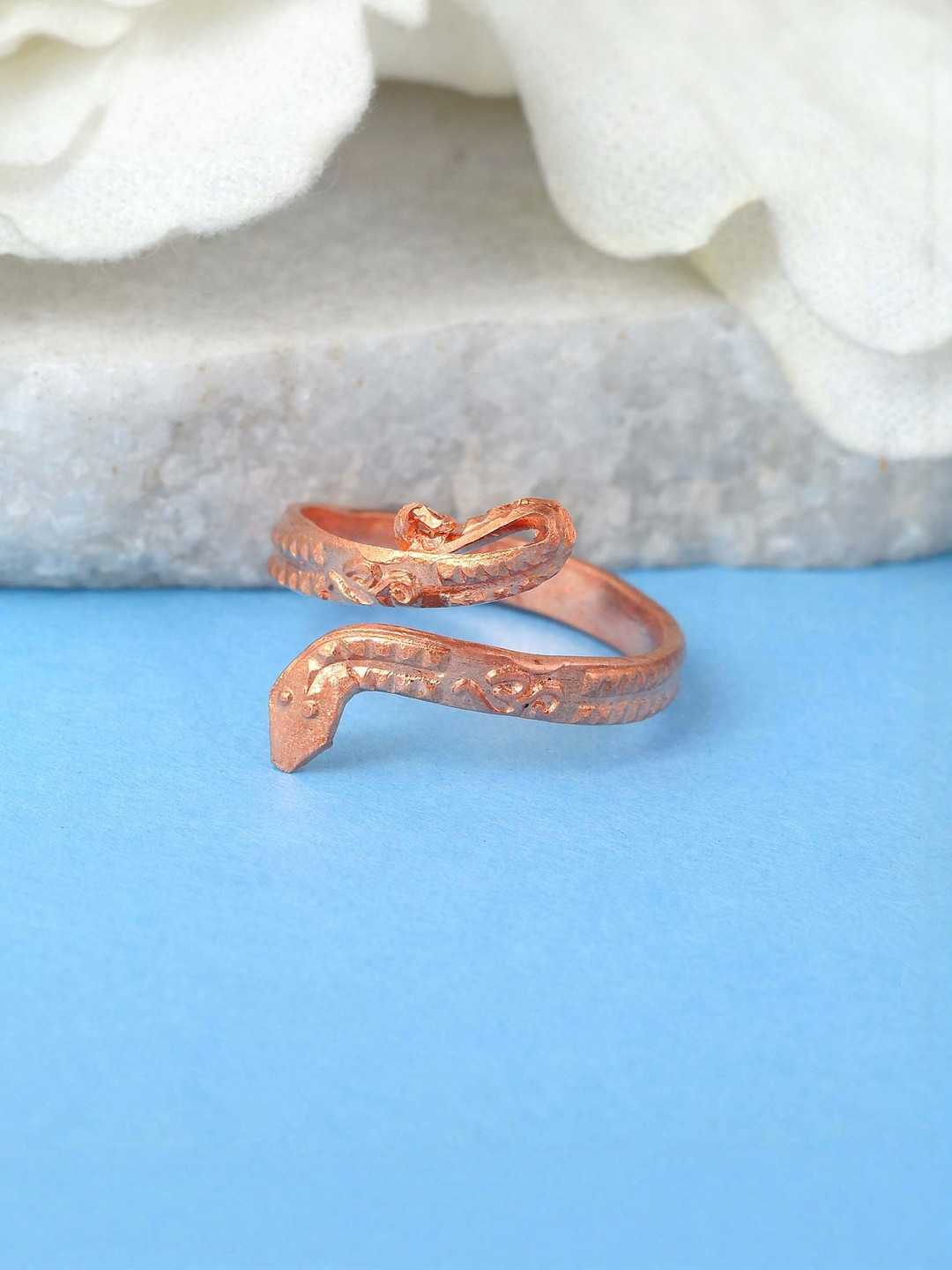 DZINETRENDZ Unisex Nag Snake Challa Shanidosh Finger Ring