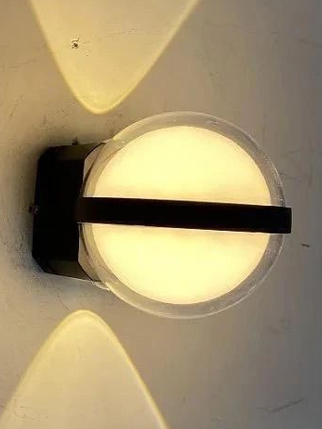 HomesElite Off White Metal Spherical Shaped Wall Lamp