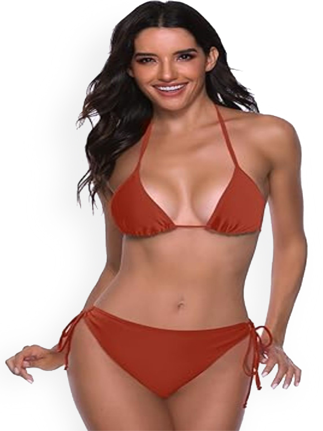 Dream of style Halter Neck Tie-Up Swim Bikini Set