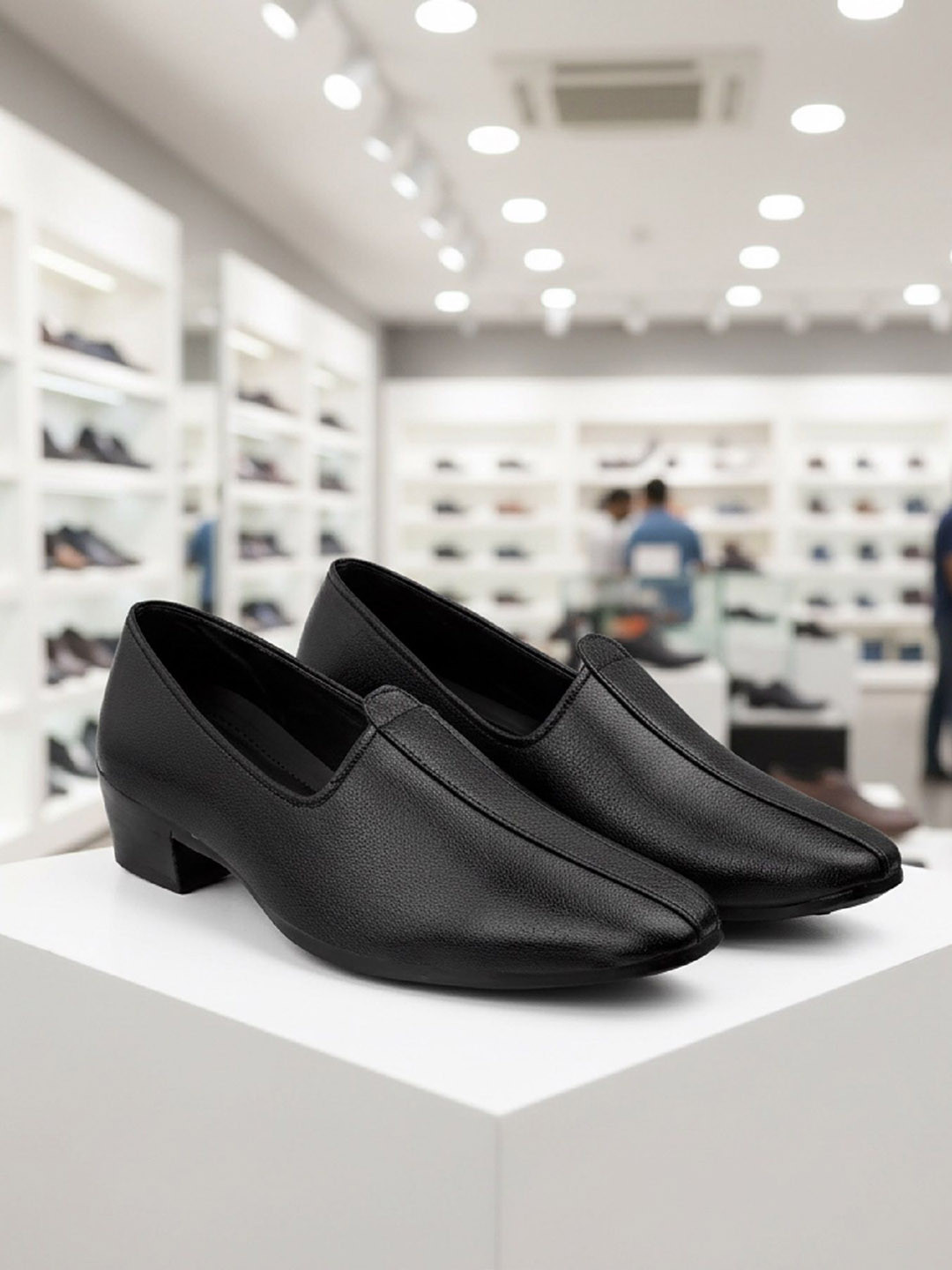 Bxxy Men Height Increasing Textured Loafers