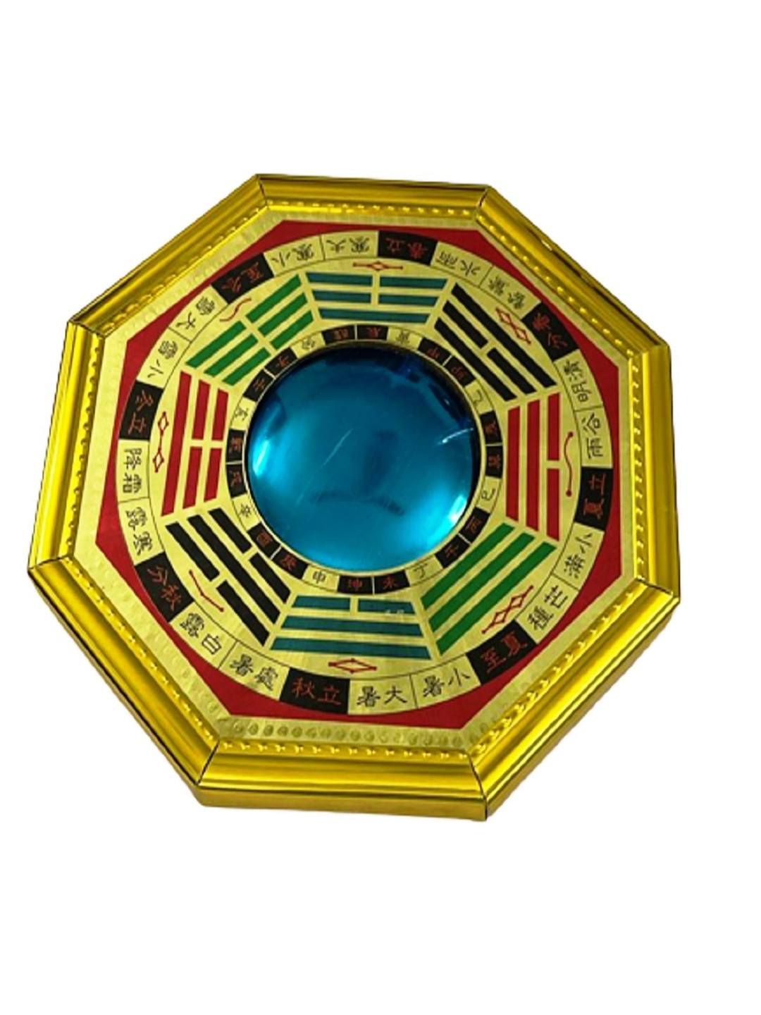 Numeroastro Pakua Mirror in Metal for Protection & Positive Energy