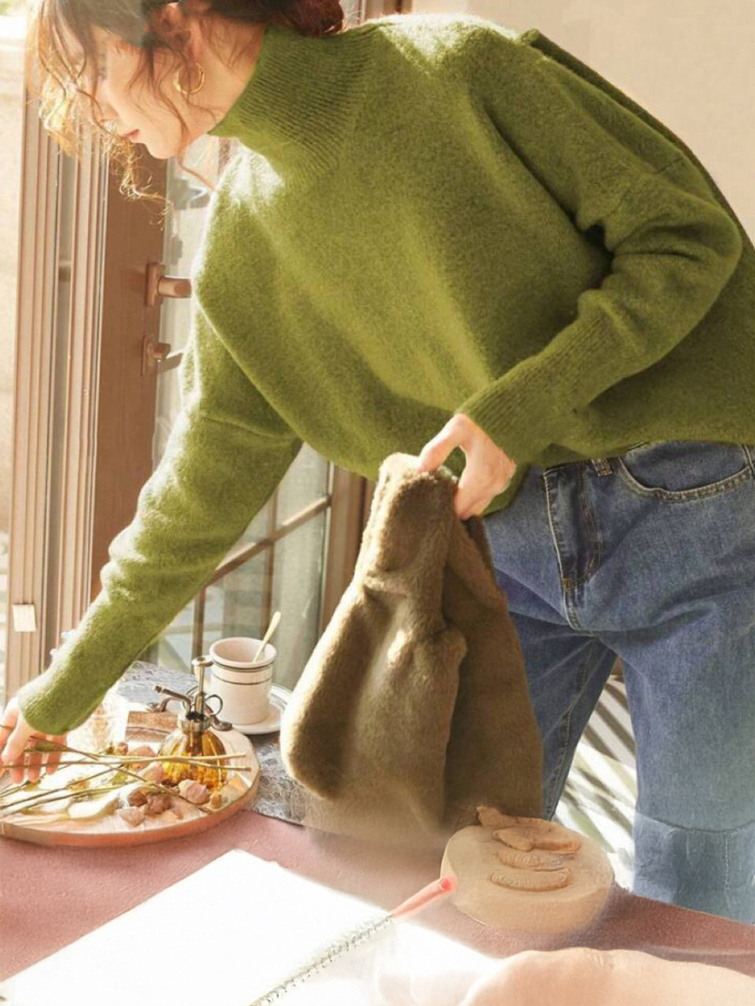 StyleCast Women Turtle Neck Pullover Sweater