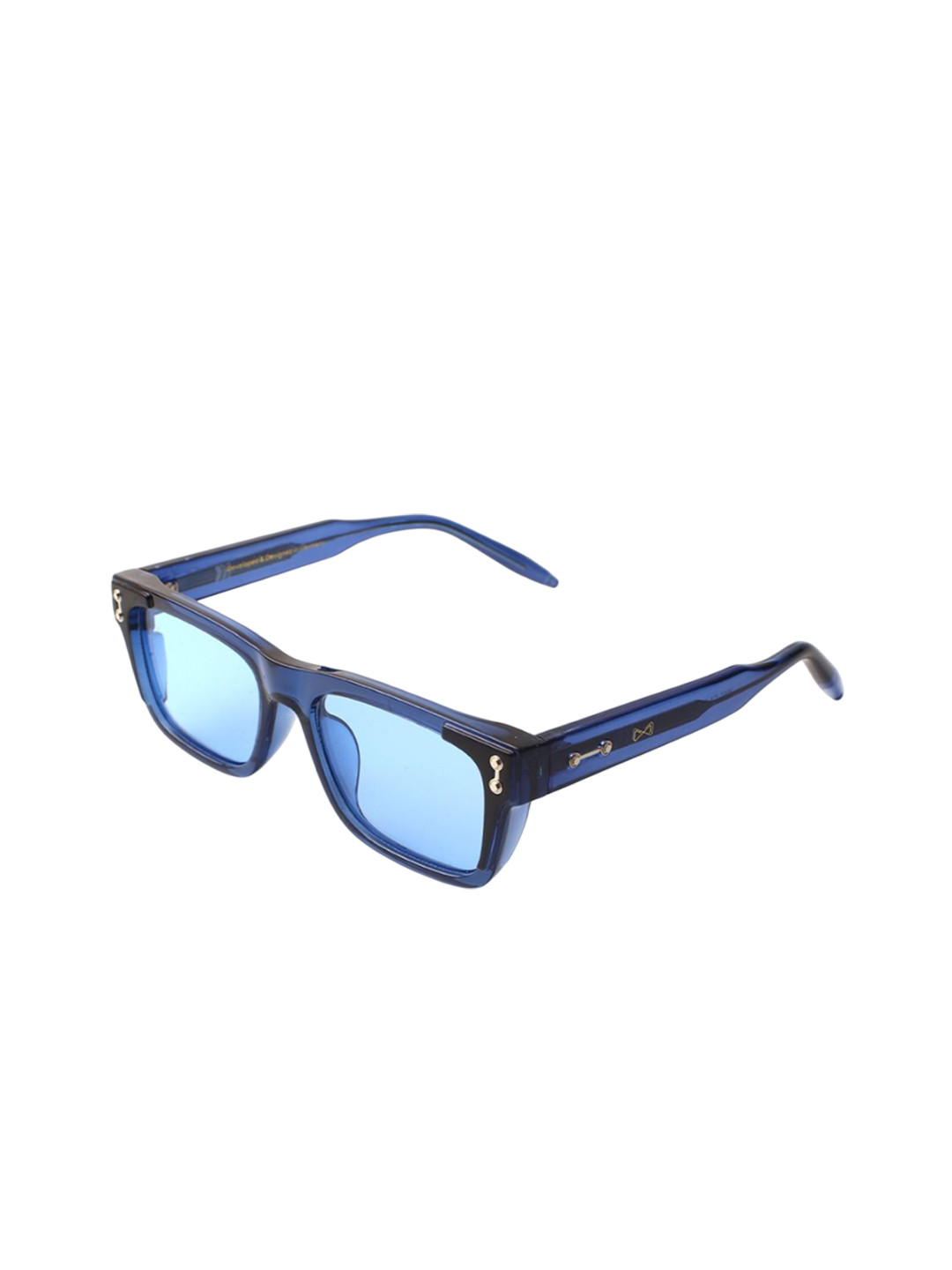 Vojos Unisex Boardie Pv4 Blue Lens & Blue Other Sunglasses With UV Protected Lens