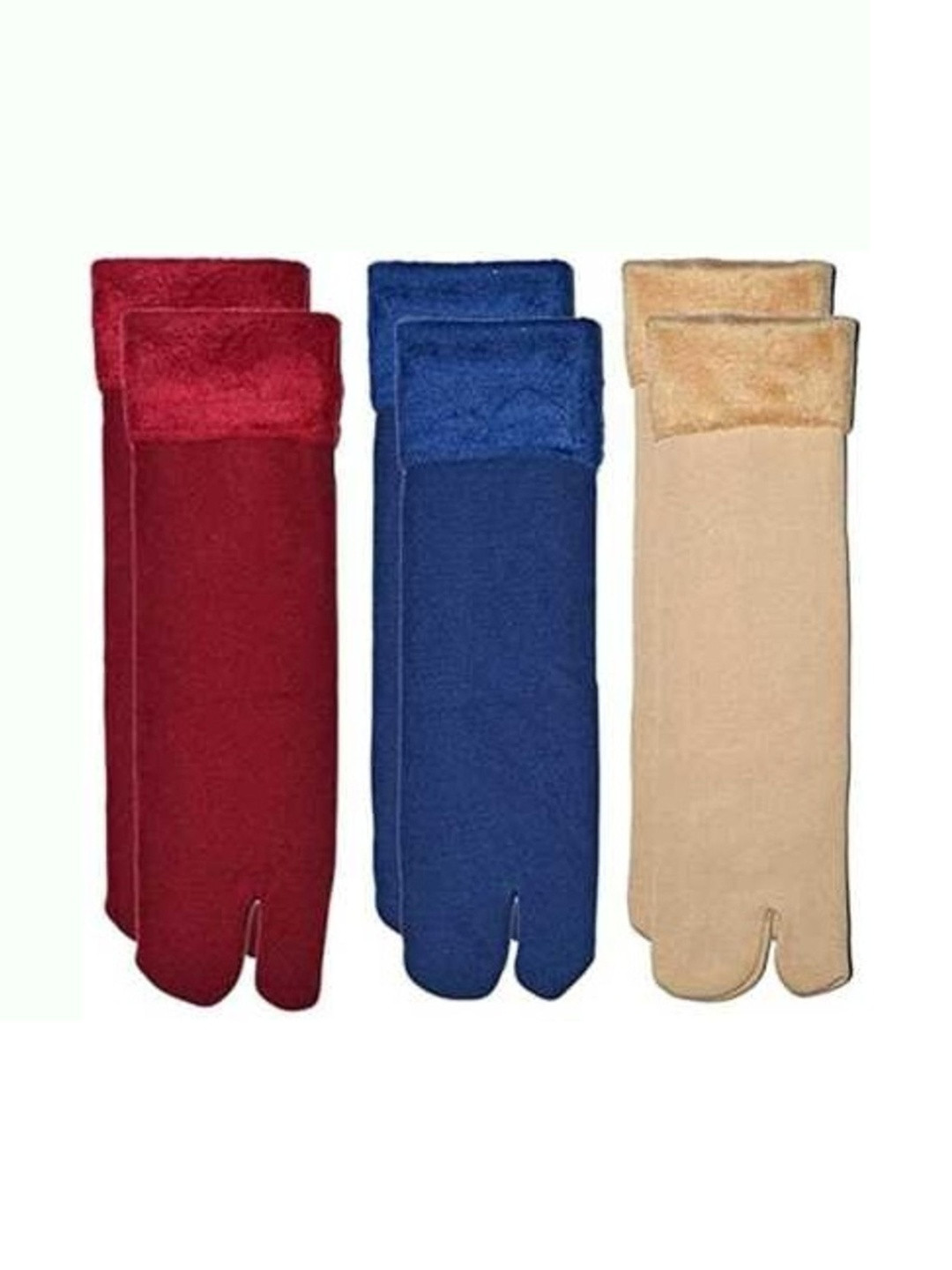 Akeeta Women Pack 3 Faux Fur Socks