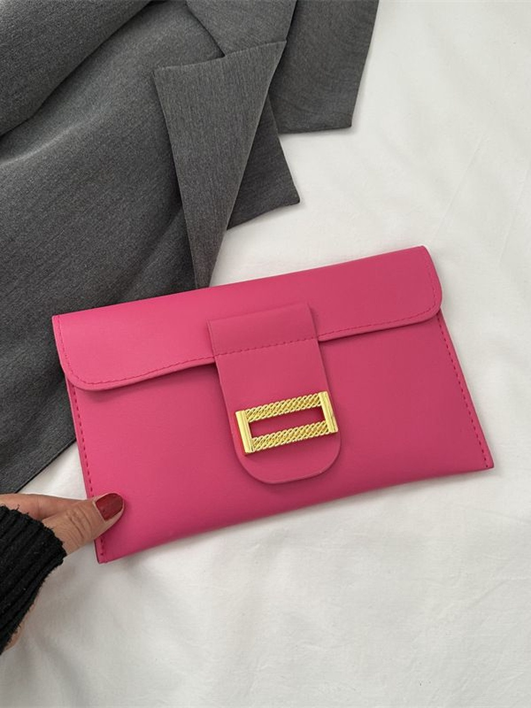 CORSICA Women Pink PU Shopper Satchel Handbag