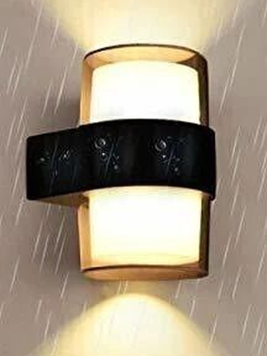 HomesElite Off White Aluminium & Acrylic Uplight Wall Lamp