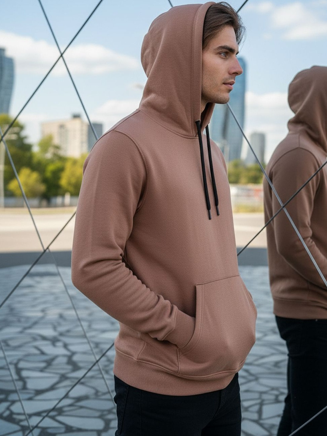 SZN Women Tan Sweatshirts