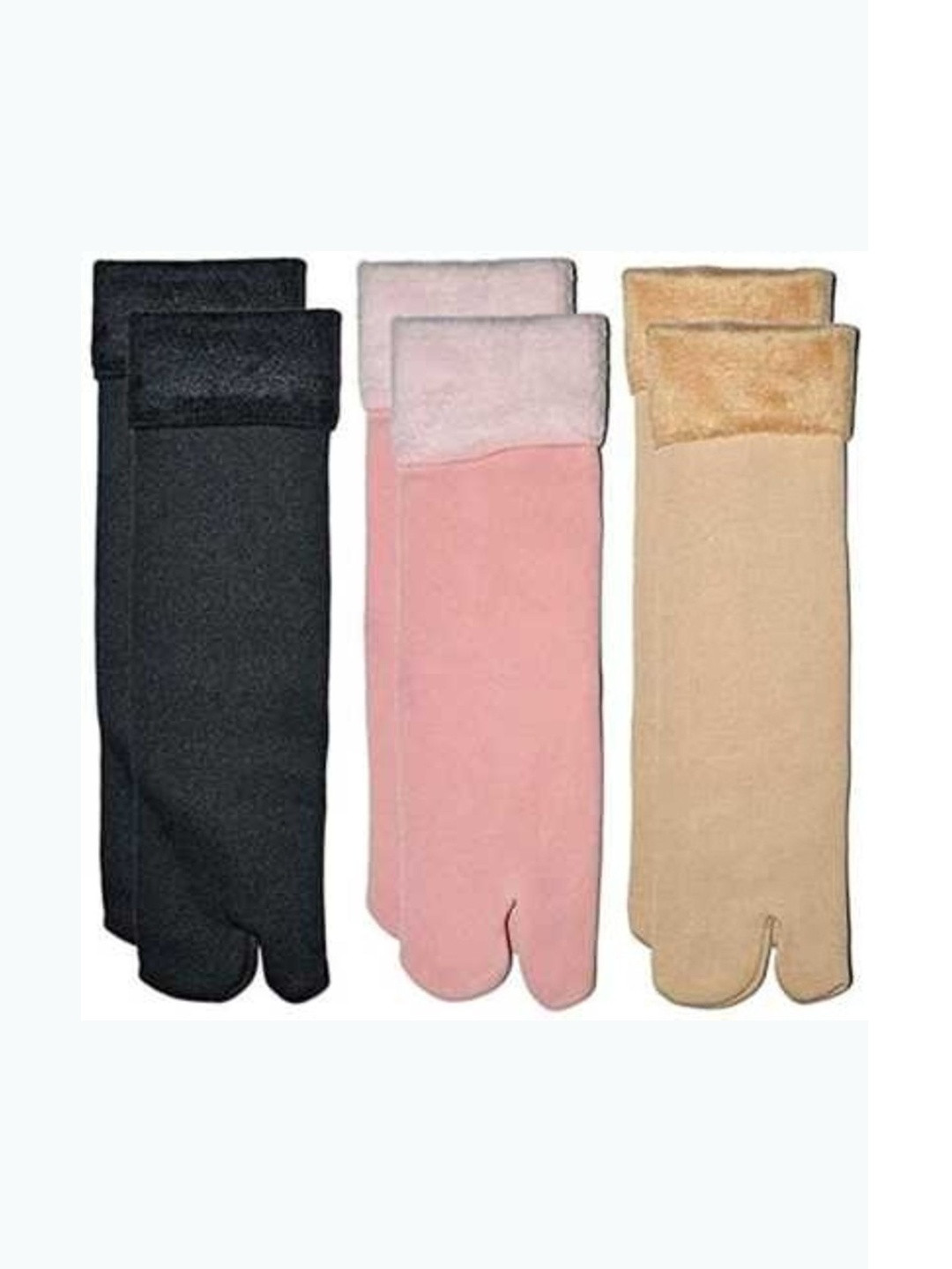 Akeeta Women Pack 3 Faux Fur Socks