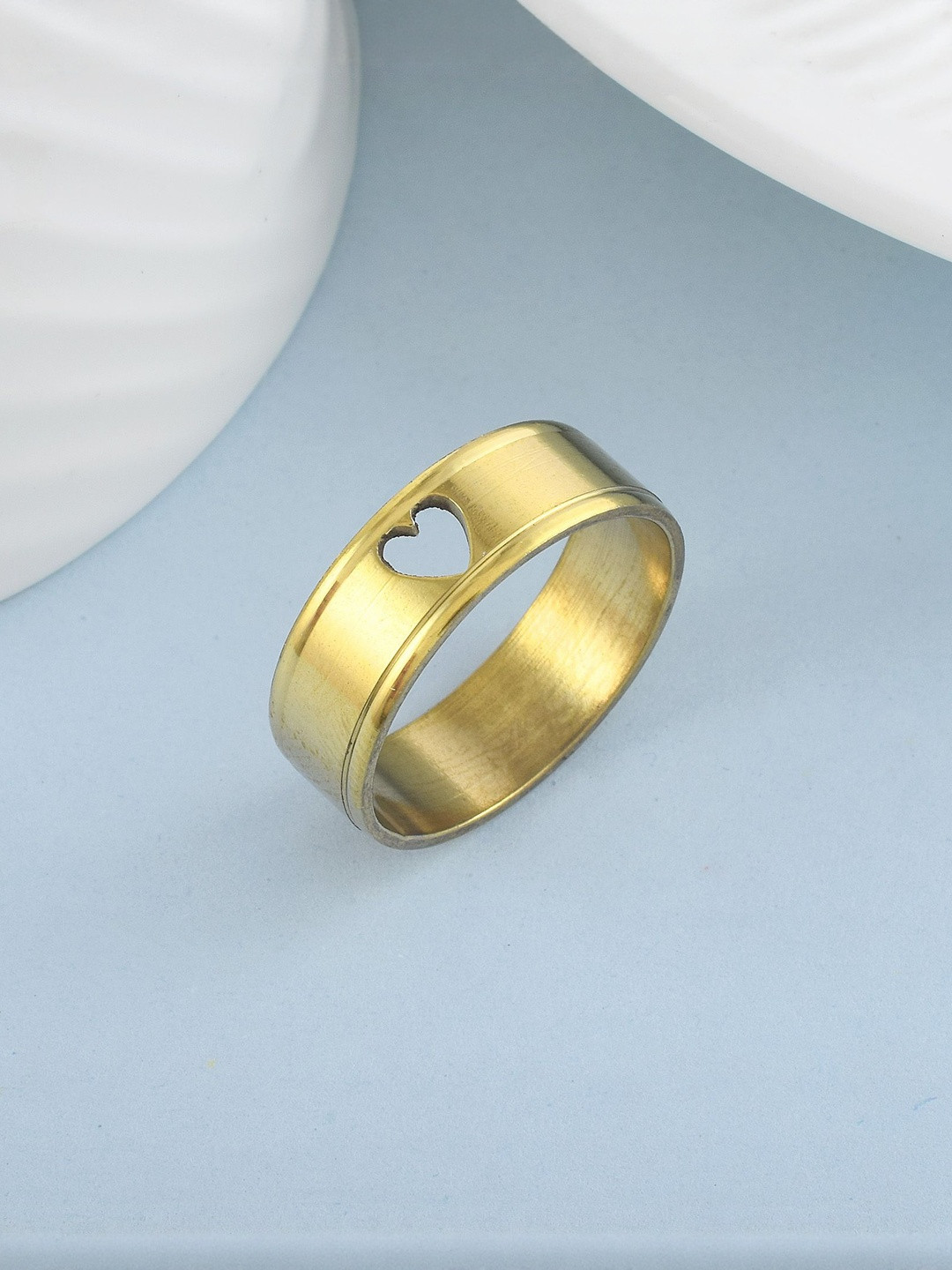 Goldplated Heartshape Finger ring Challa Finger