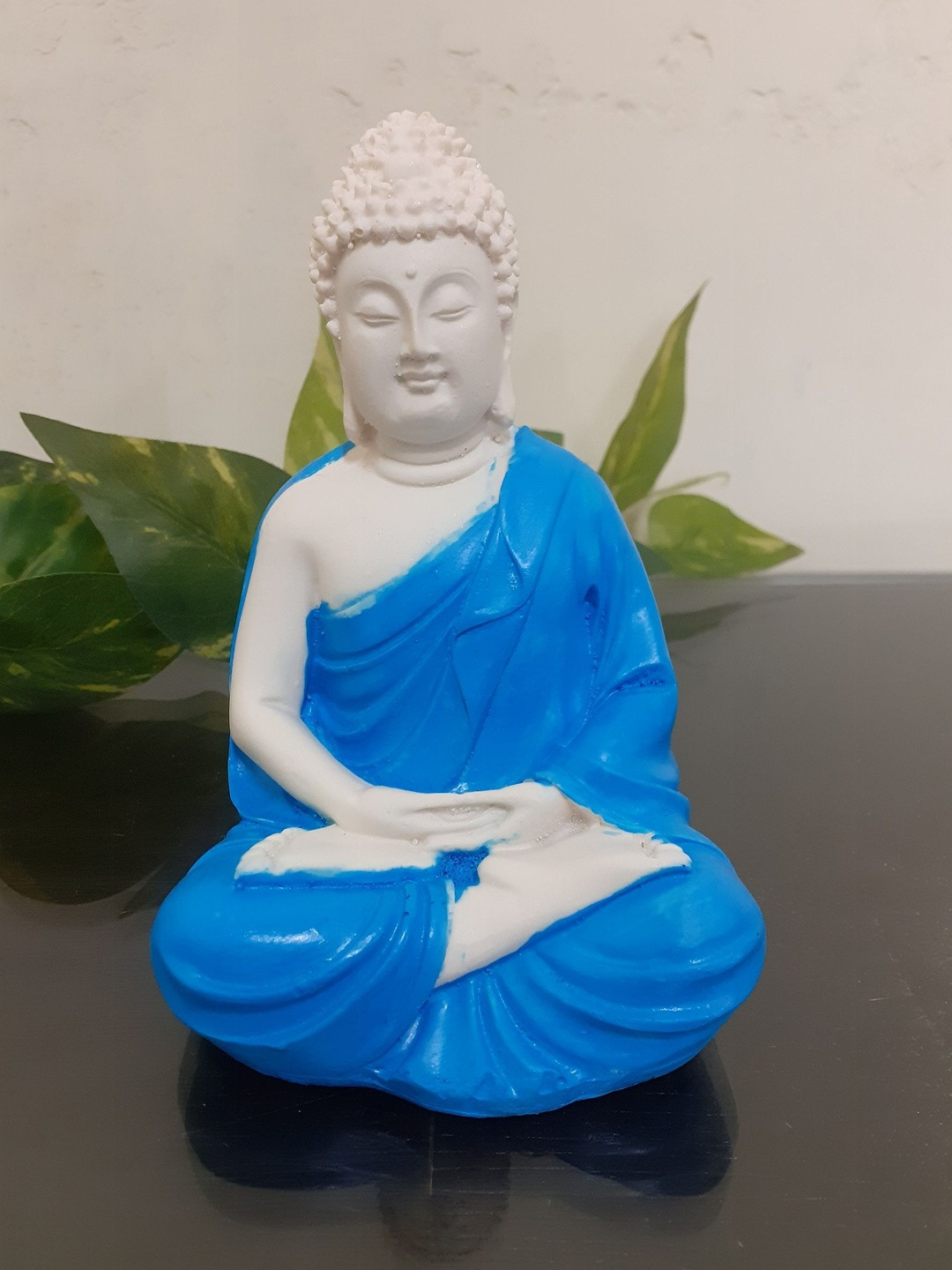 Afterstitch Blue Buddha Idol Showpiece