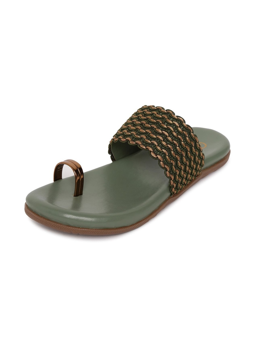 ORTHO JOY Women Embellished One-Toe Slippers