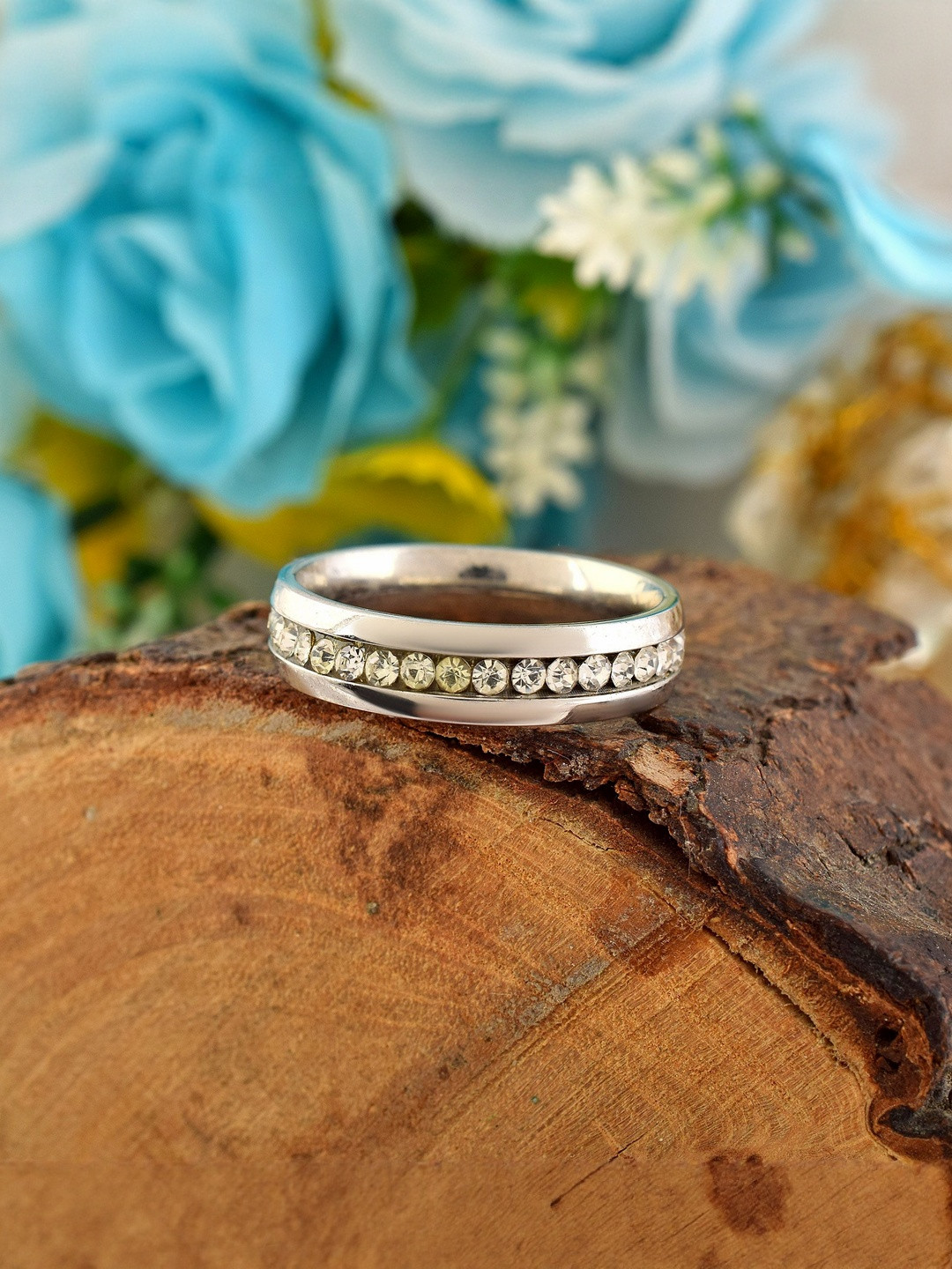 Brass Silver plated Spinner Fashion Jewellery finger ring challa