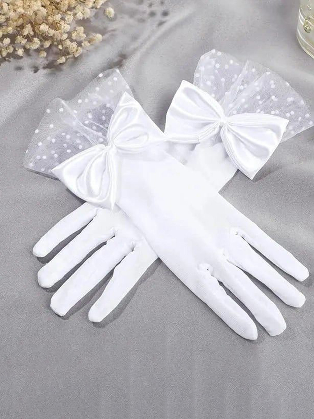 YUPPIN Women Lace Wedding Gloves