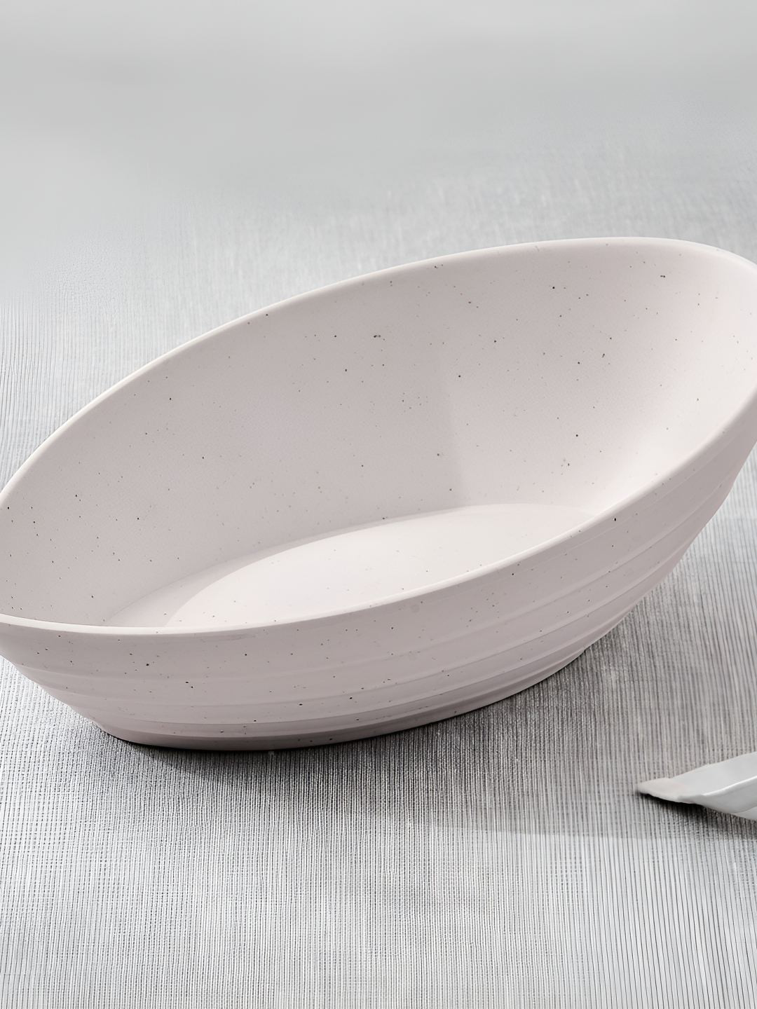 Home Centre Corsica Silvano Beige Melamine Easy To Clean Serving Bowl