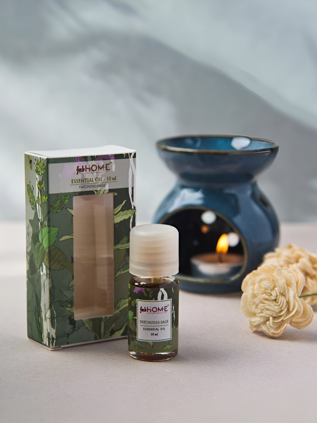 Fabindia Green Natural Tea Tree Patchouli Sage Essential Oil- 10ml